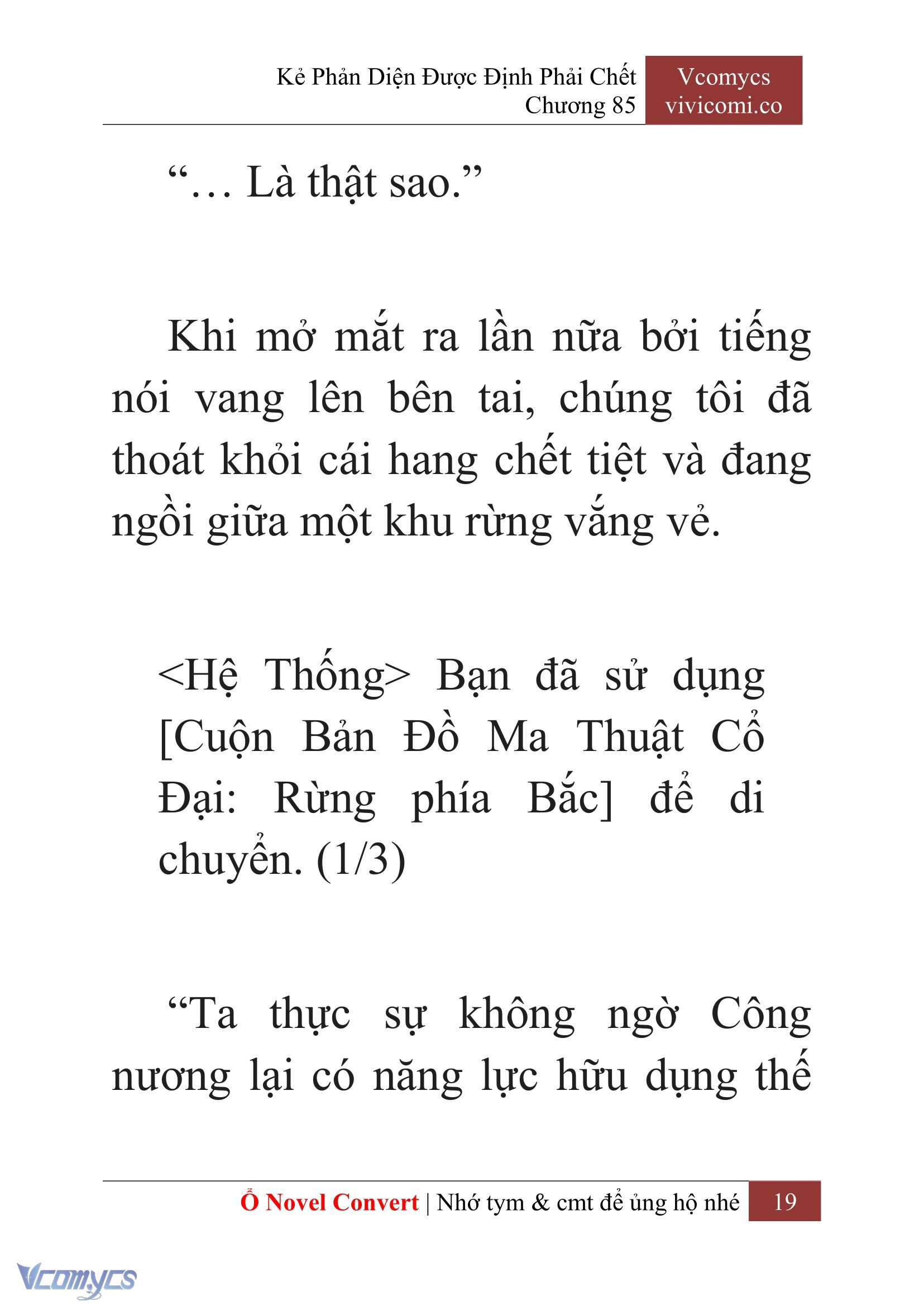 [Novel] Kẻ Phản Diện Được Định Phải Chết Chap 85 - Next Chap 86