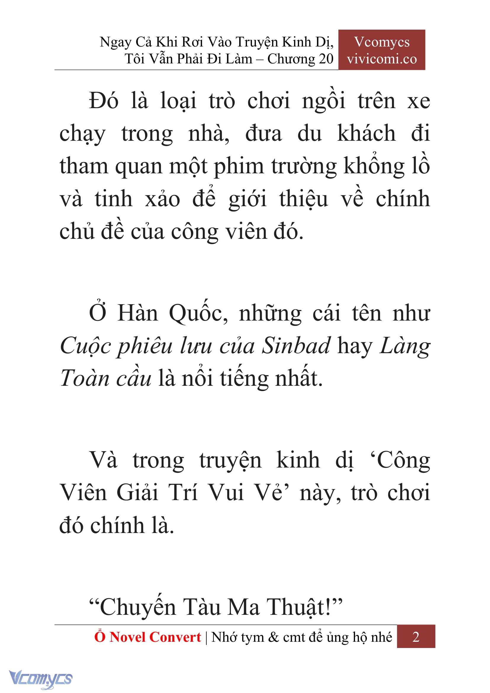 [Novel] Ngay Cả Khi Rơi Vào Truyện Kinh Dị, Tôi Vẫn Phải Đi Làm Chap 20 - Trang 2