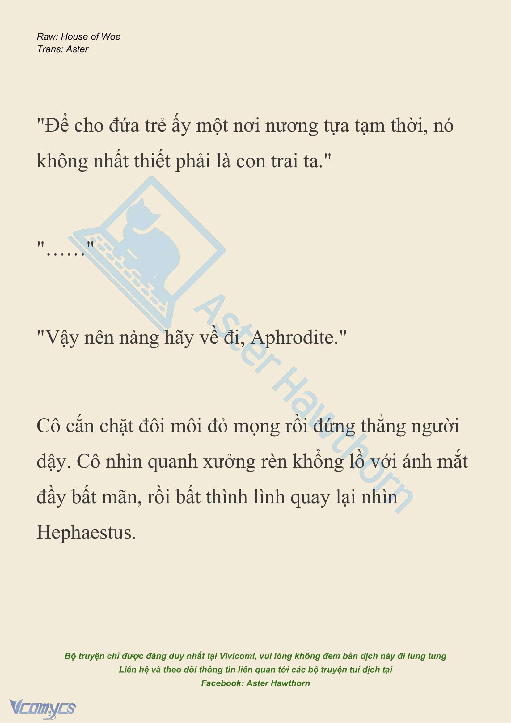 [NOVEL] Dành Cho Các Nữ Thần: Dành cho Psyche Chap 37 - Trang 2