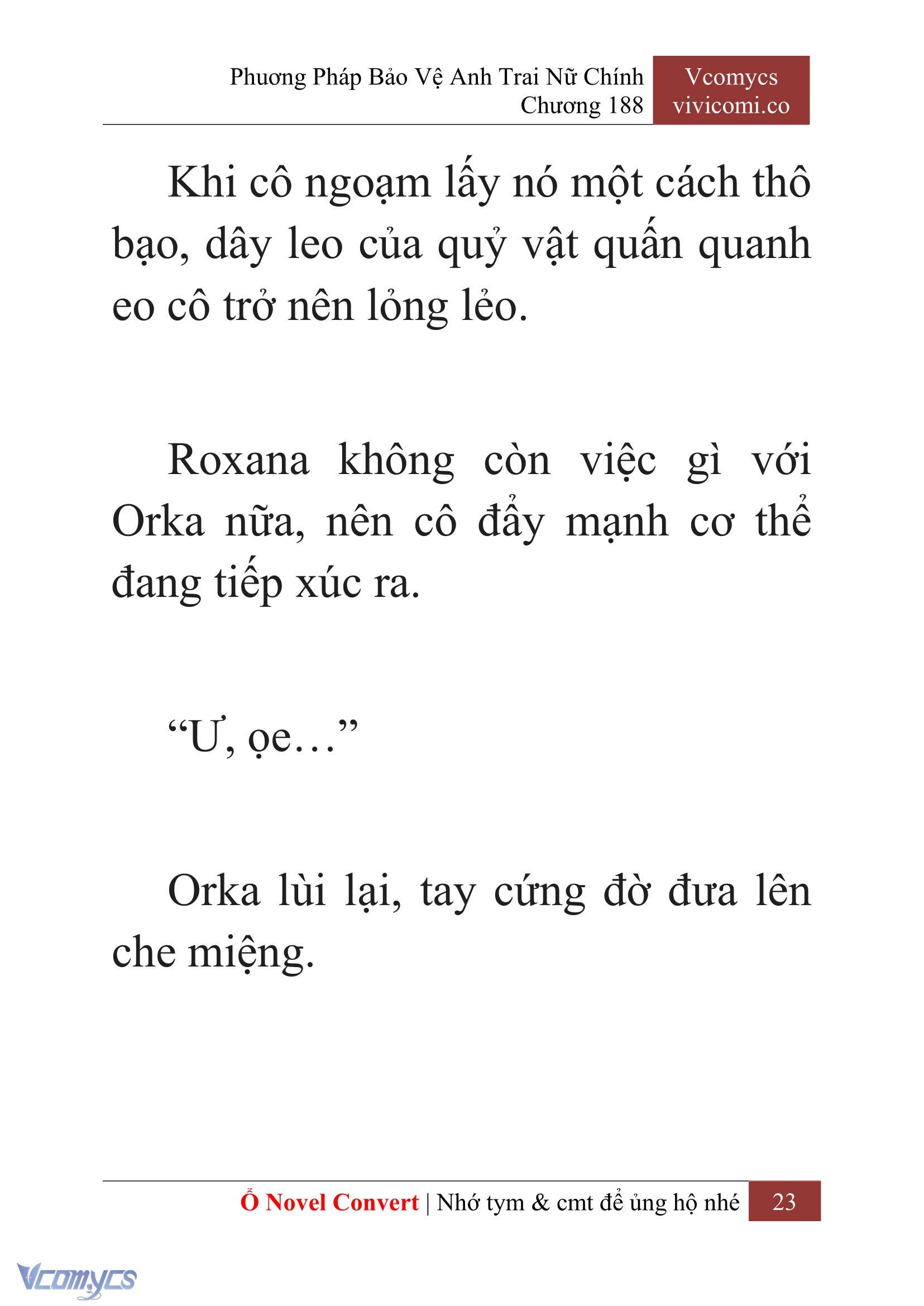 [Novel] Phương Pháp Bảo Vệ Anh Trai Nữ Chính Chap 188 - Trang 2