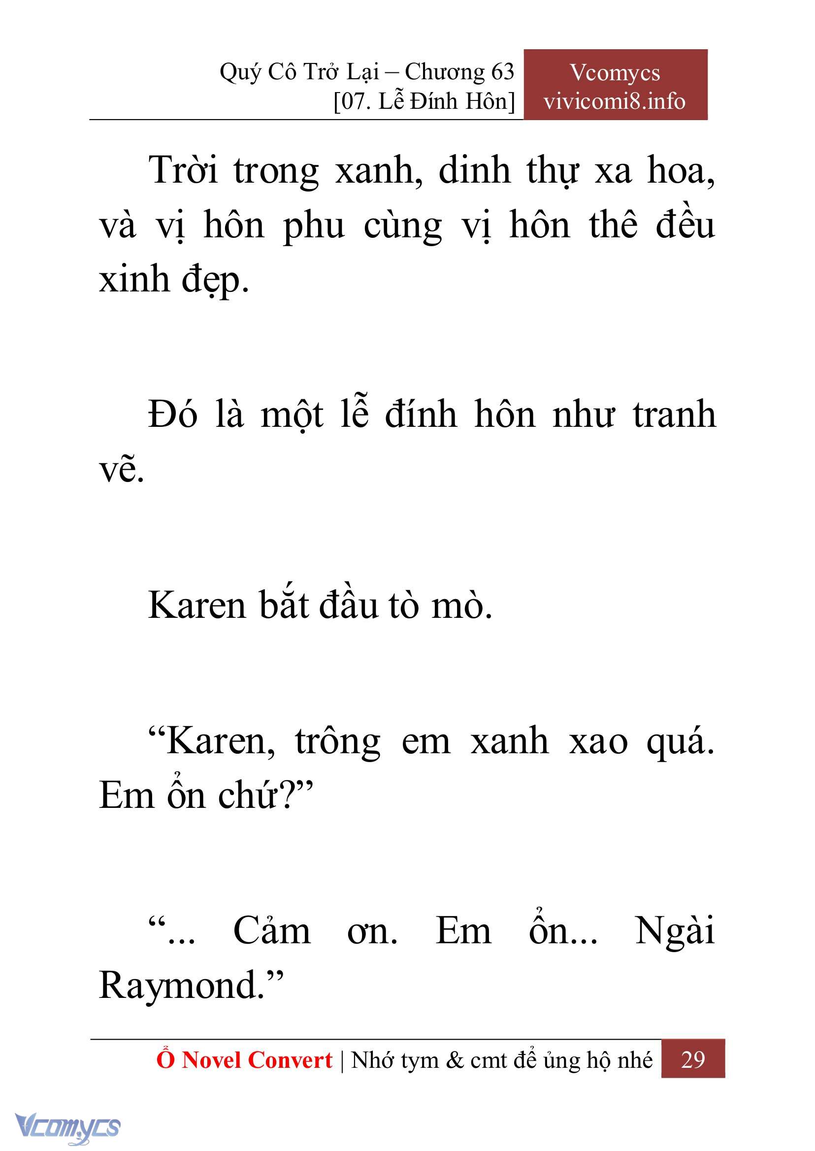 [Novel] Quý Cô Trở Lại Chap 63 - Trang 2