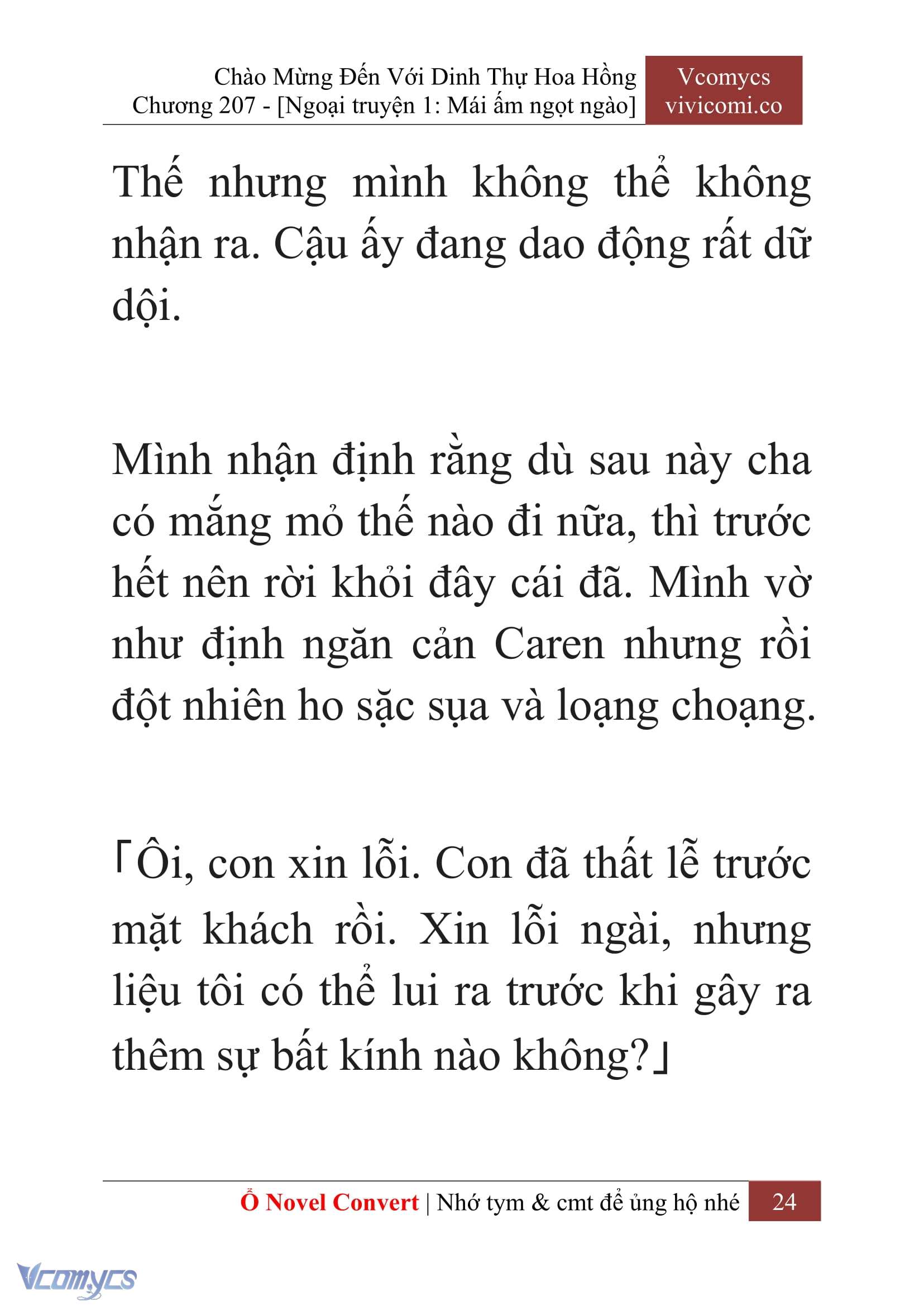 [Novel] Chào Mừng Đến Với Dinh Thự Hoa Hồng Chap 207 - Trang 2