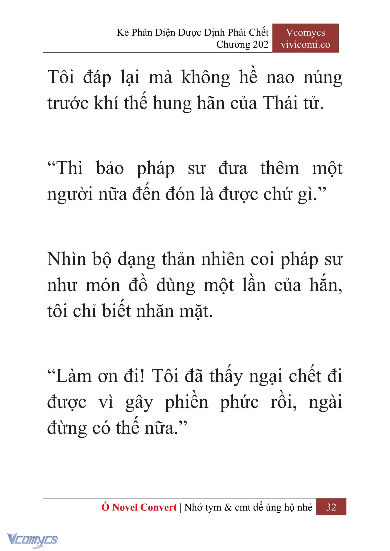 [Novel] Kẻ Phản Diện Được Định Phải Chết Chap 202 - Trang 2
