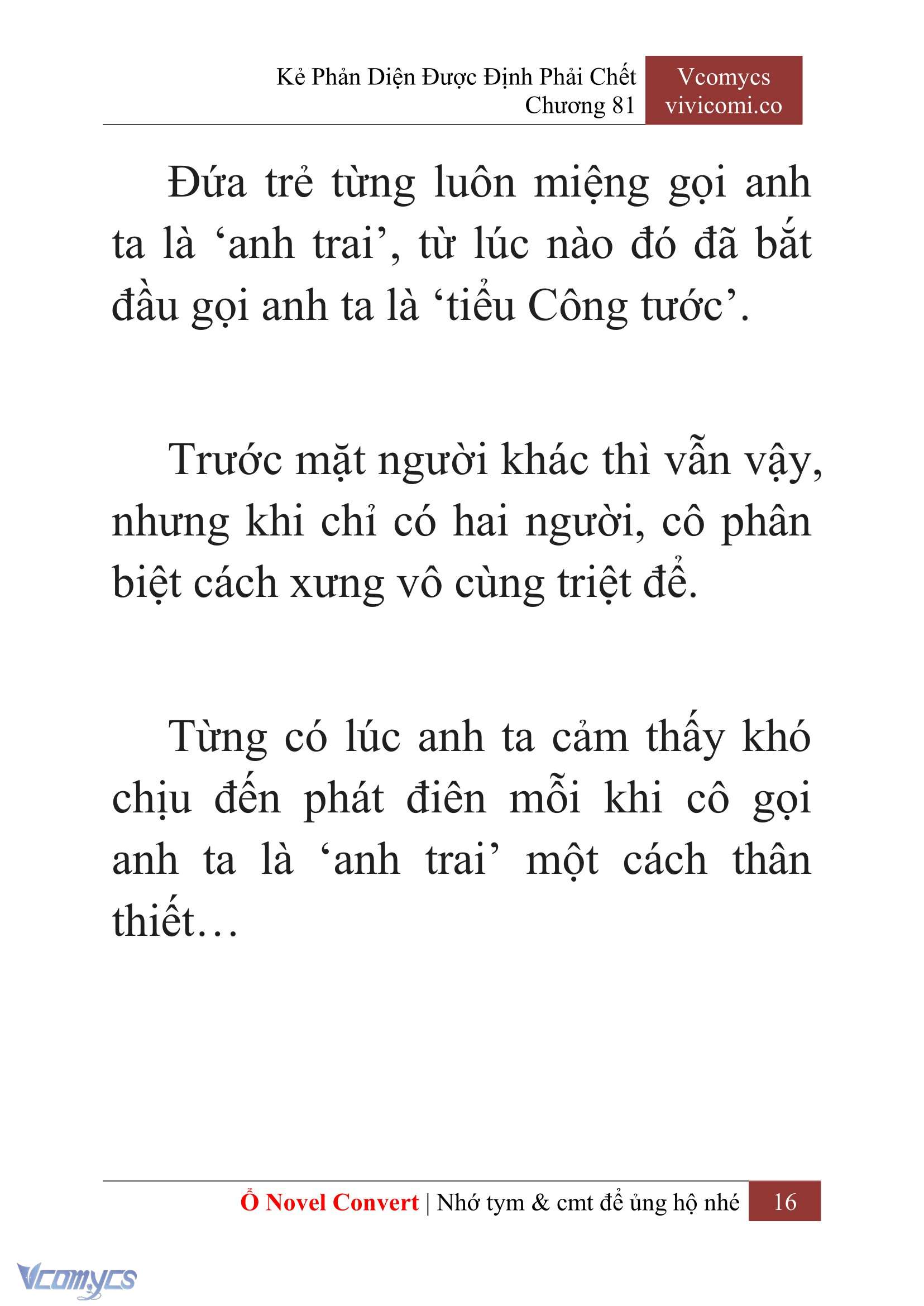 [Novel] Kẻ Phản Diện Được Định Phải Chết Chap 81 - Trang 2