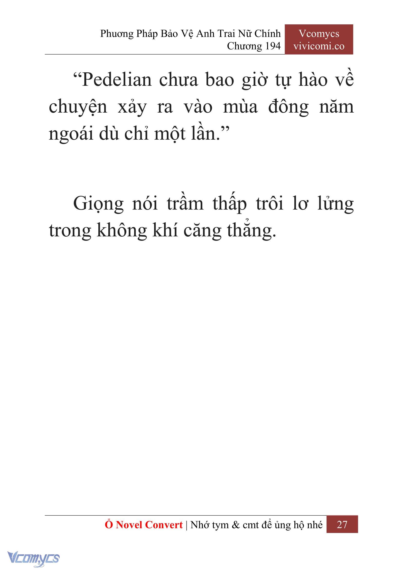 [Novel] Phương Pháp Bảo Vệ Anh Trai Nữ Chính Chap 194 - Trang 2