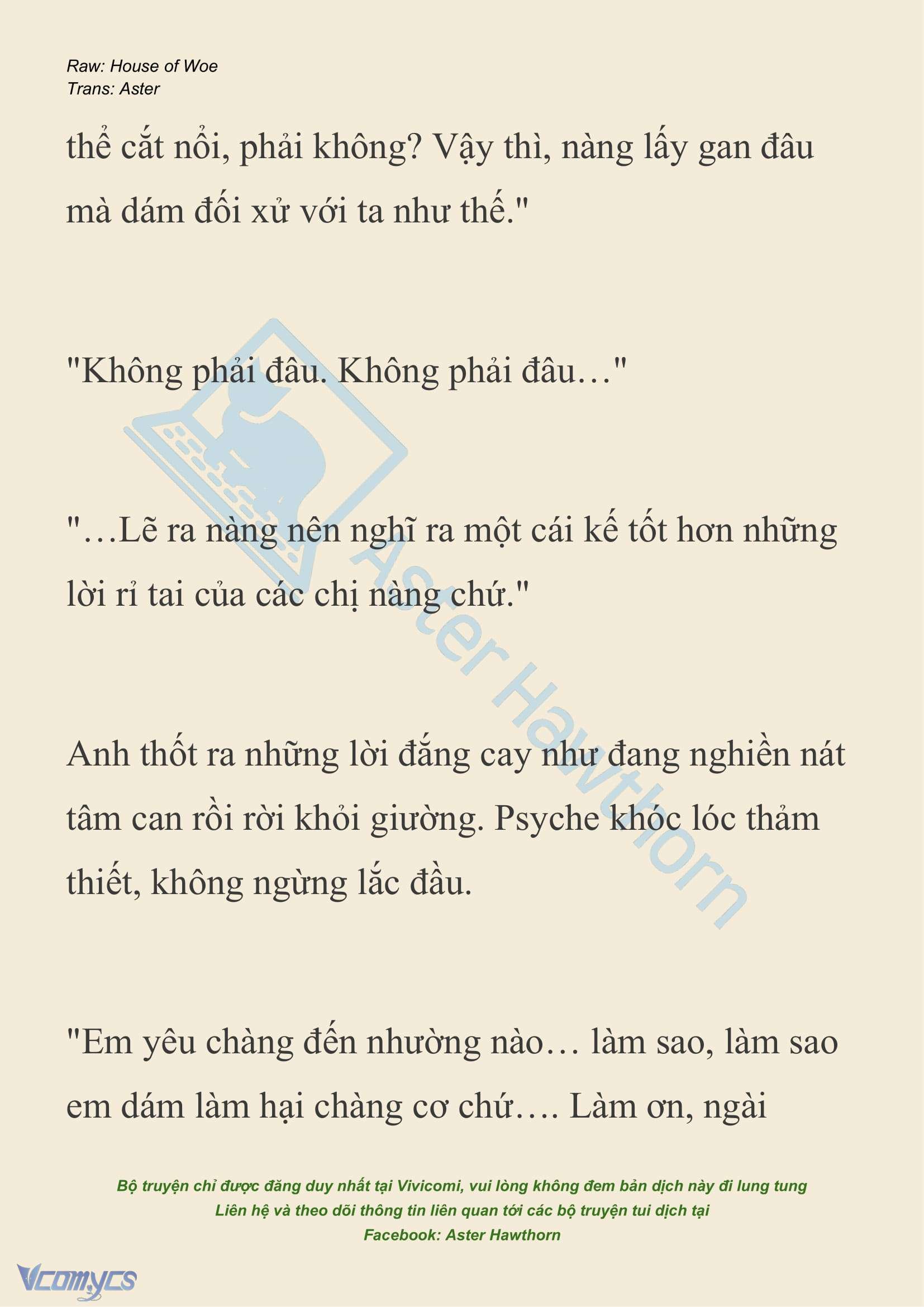 [NOVEL] Dành Cho Các Nữ Thần: Dành cho Psyche Chap 35 - Trang 2