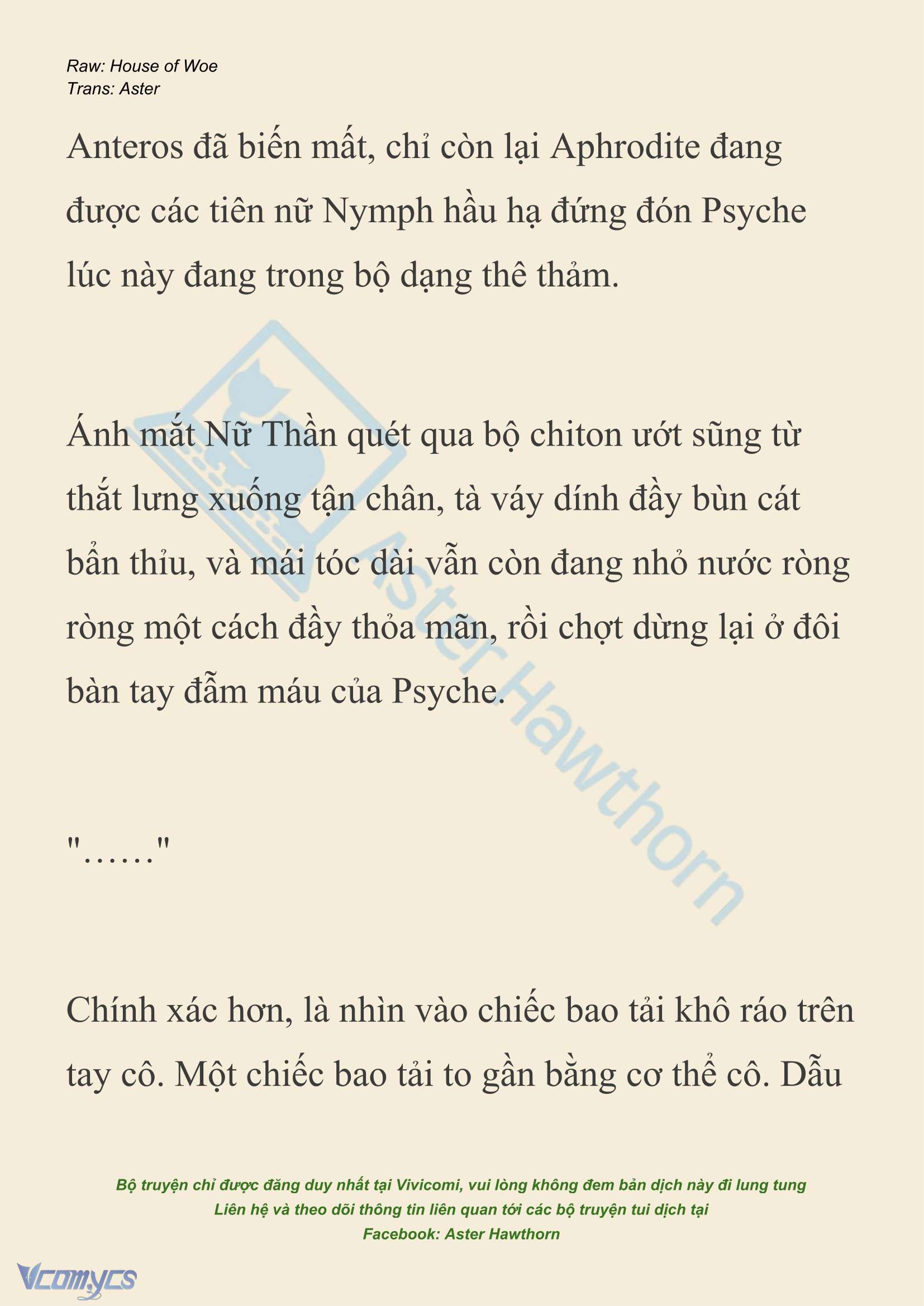 [NOVEL] Dành Cho Các Nữ Thần: Dành cho Psyche Chap 43 - Trang 2