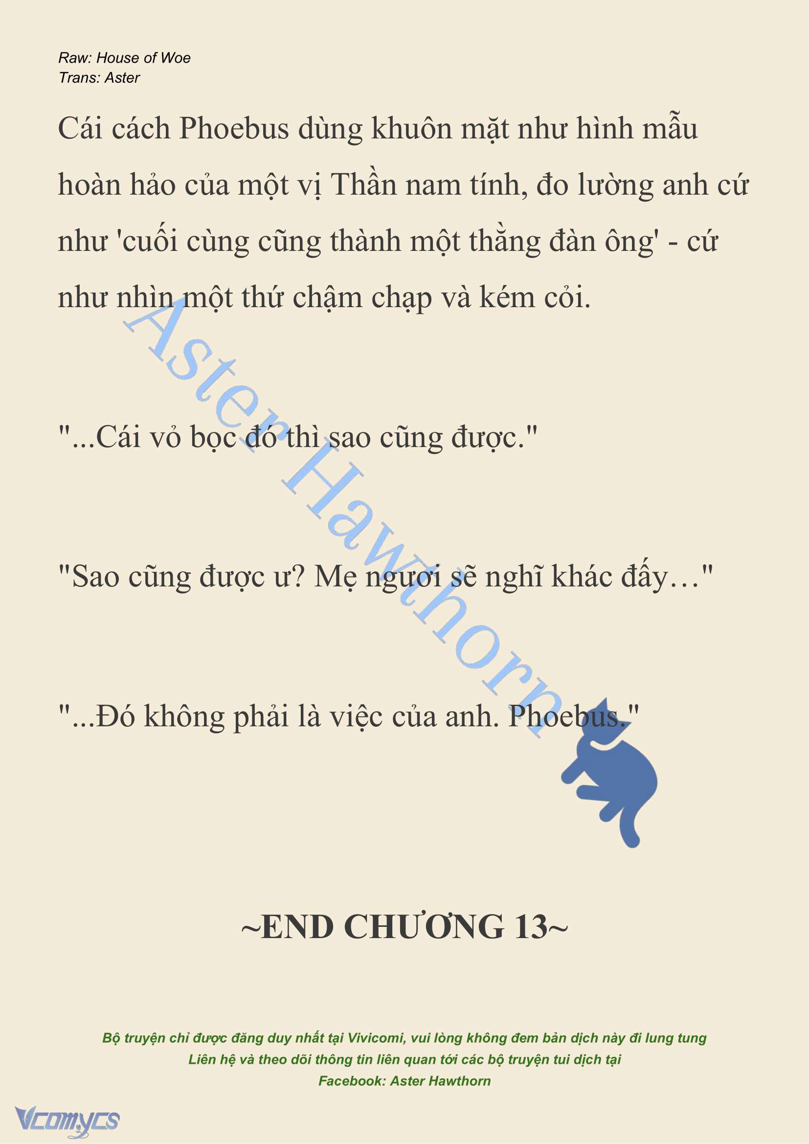[NOVEL] Dành Cho Các Nữ Thần: Dành cho Psyche Chap 13 - Trang 2