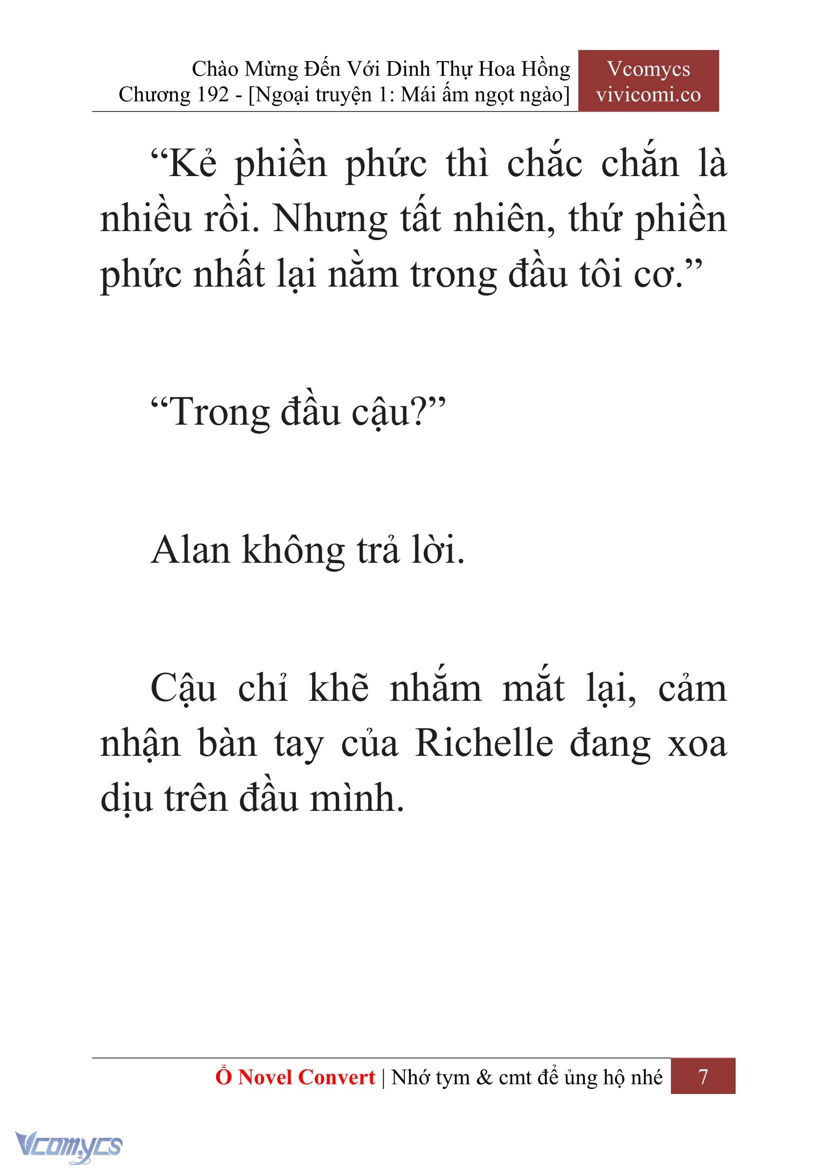 [Novel] Chào Mừng Đến Với Dinh Thự Hoa Hồng Chap 192 - Trang 2