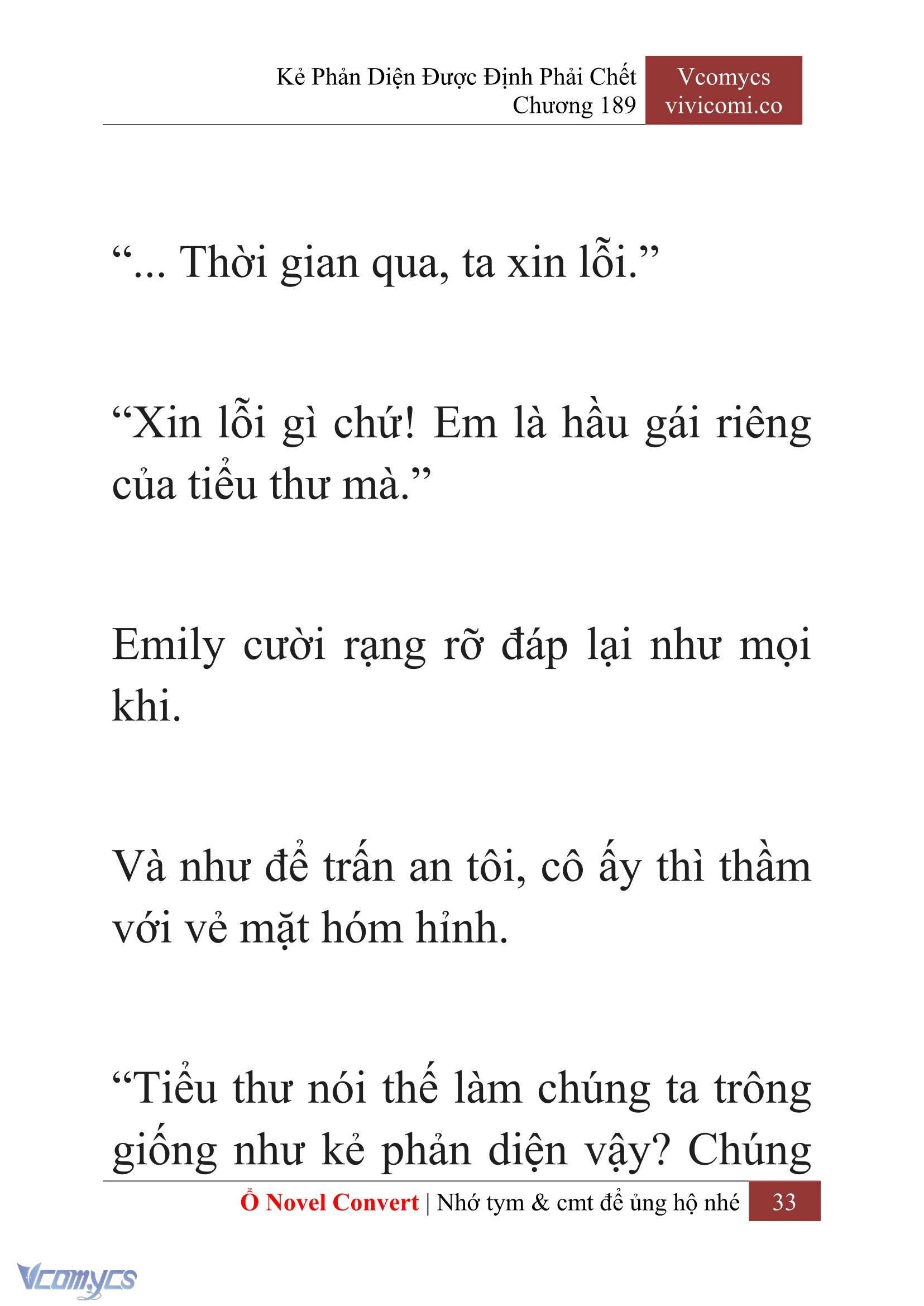 [Novel] Kẻ Phản Diện Được Định Phải Chết Chap 189 - Trang 2