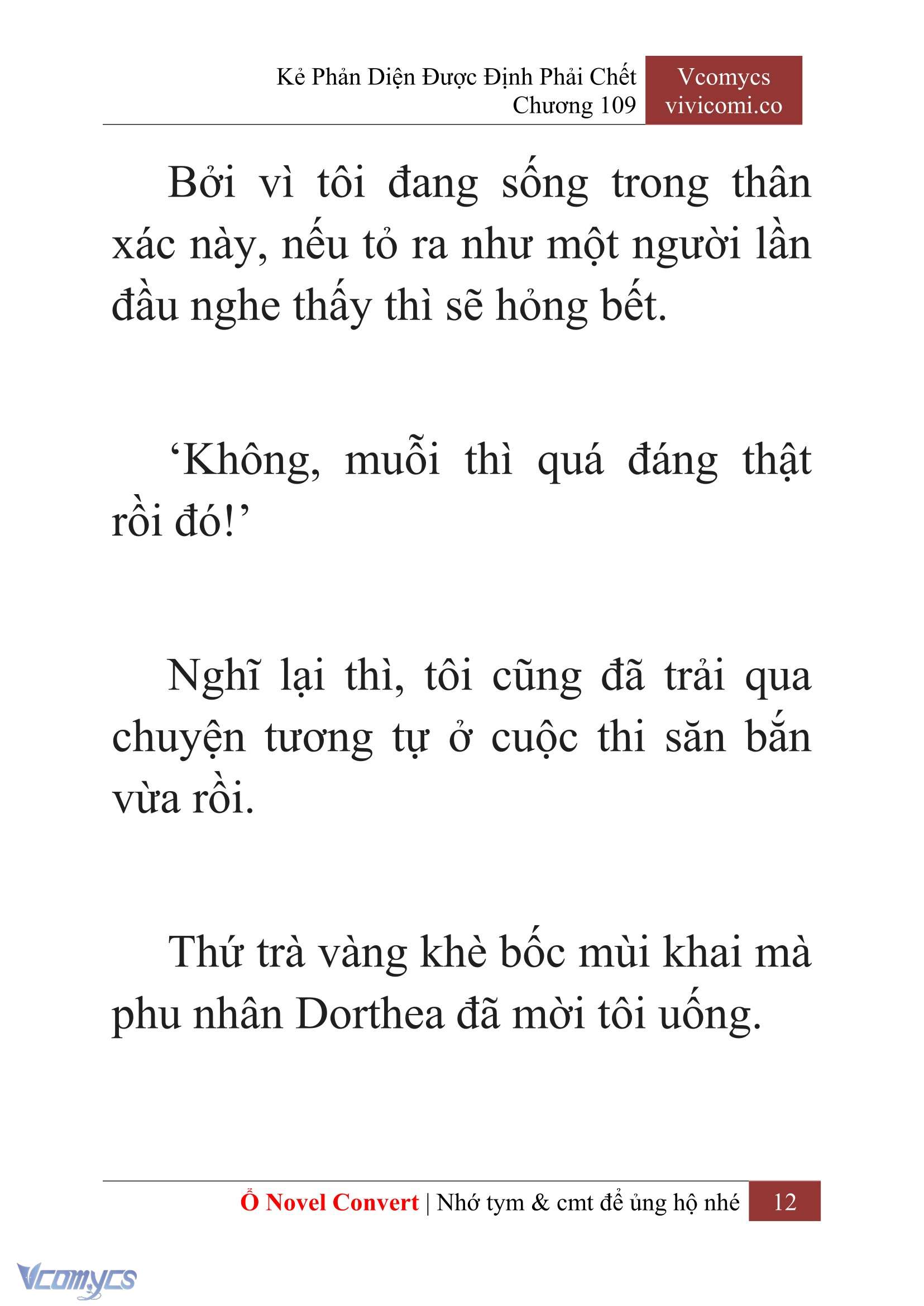 [Novel] Kẻ Phản Diện Được Định Phải Chết Chap 109 - Trang 2