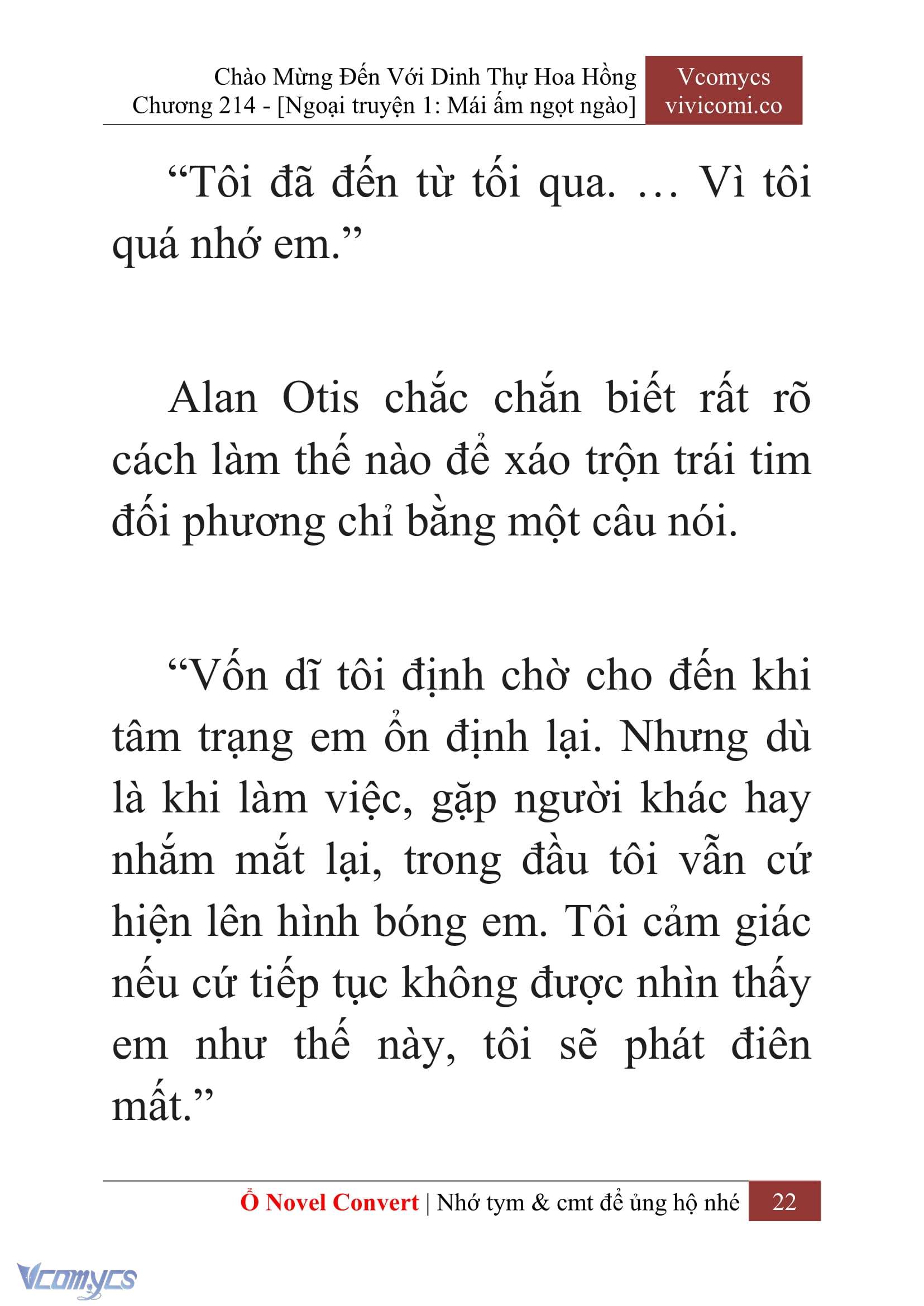 [Novel] Chào Mừng Đến Với Dinh Thự Hoa Hồng Chap 214 - Trang 2