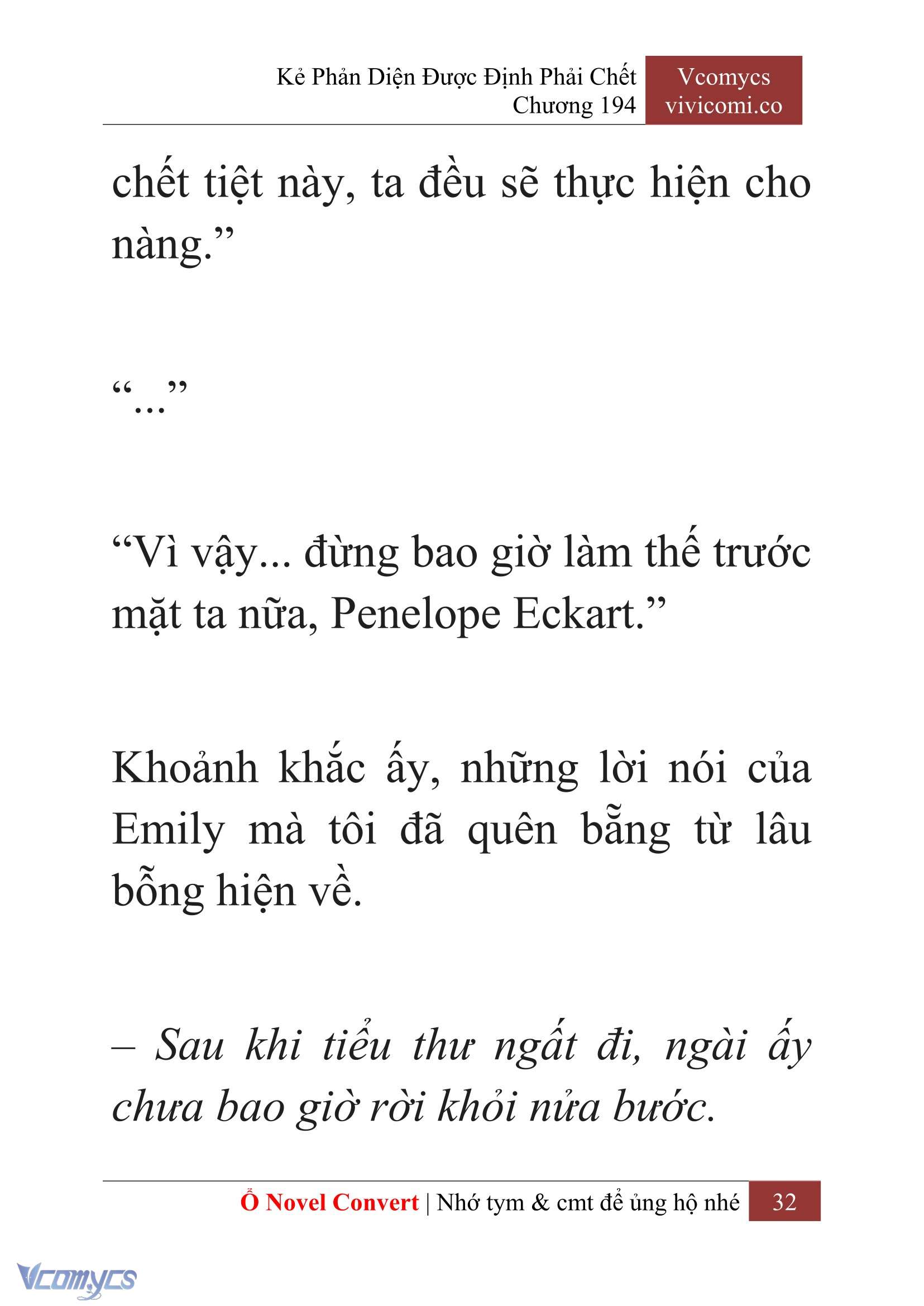 [Novel] Kẻ Phản Diện Được Định Phải Chết Chap 194 - Trang 2
