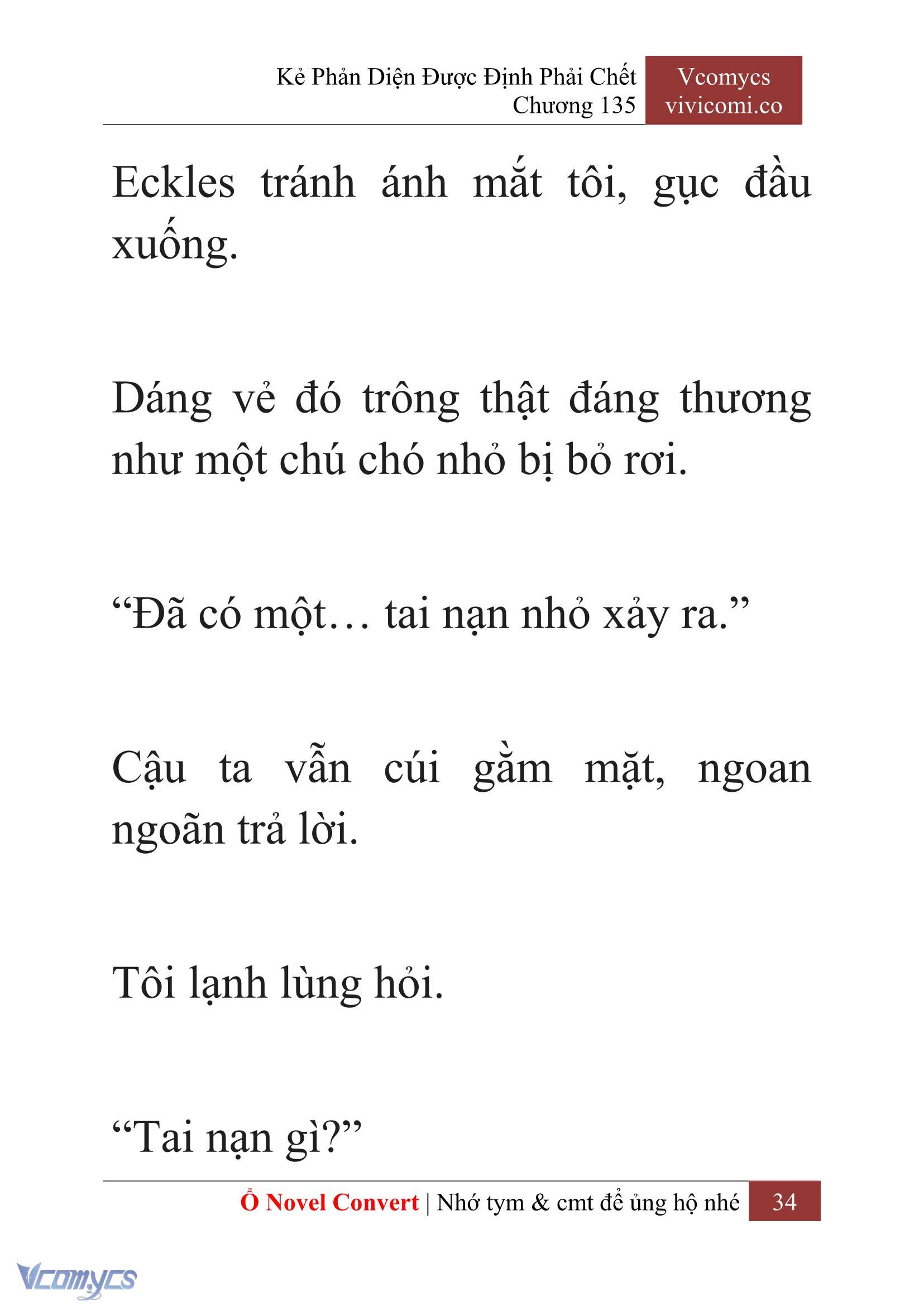 [Novel] Kẻ Phản Diện Được Định Phải Chết Chap 135 - Trang 2