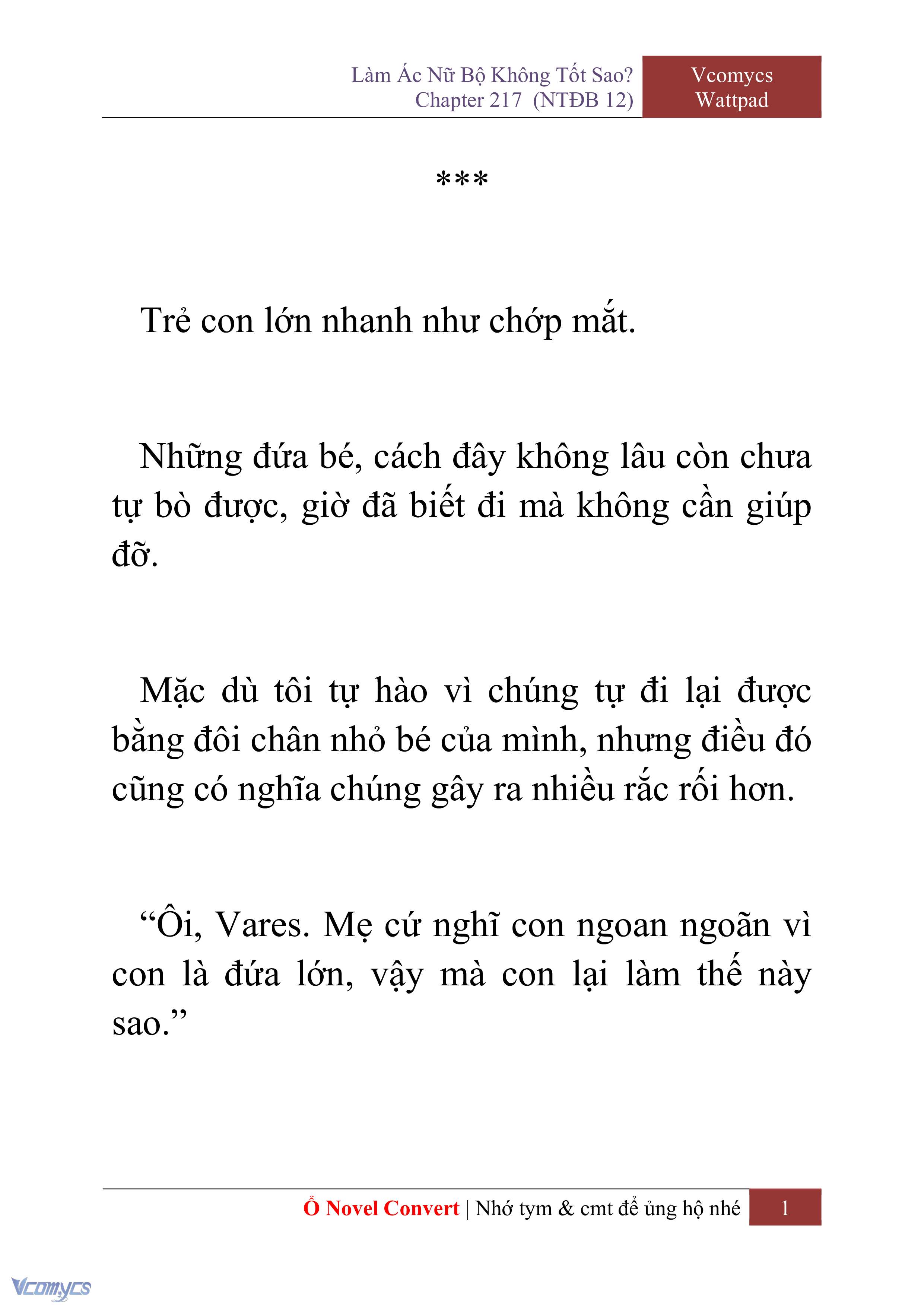 [Novel] Làm Ác Nữ Bộ Không Tốt Sao? Chap 217 - Trang 2