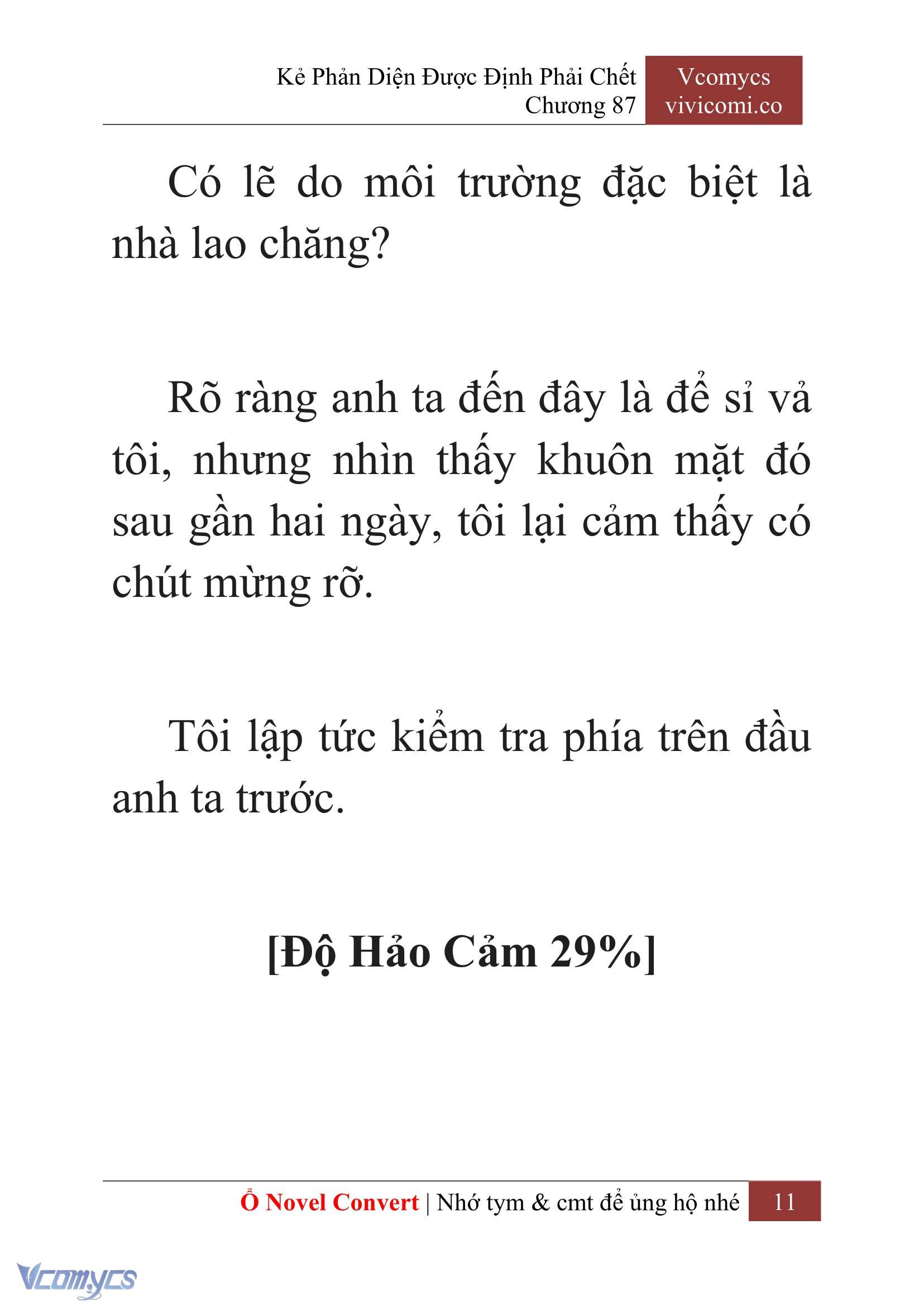 [Novel] Kẻ Phản Diện Được Định Phải Chết Chap 87 - Next Chap 88