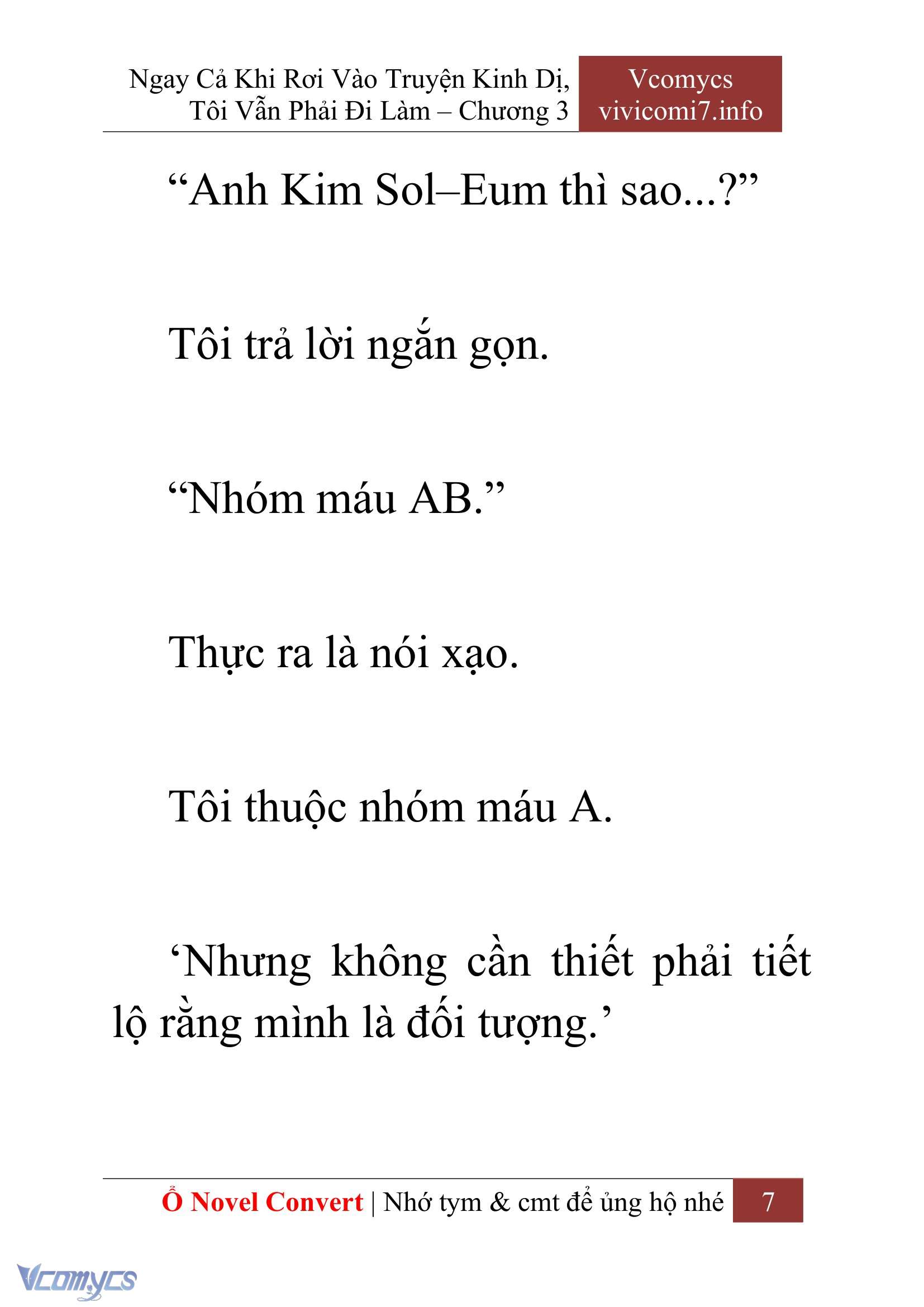 [Novel] Ngay Cả Khi Rơi Vào Truyện Kinh Dị, Tôi Vẫn Phải Đi Làm Chap 3 - Trang 2