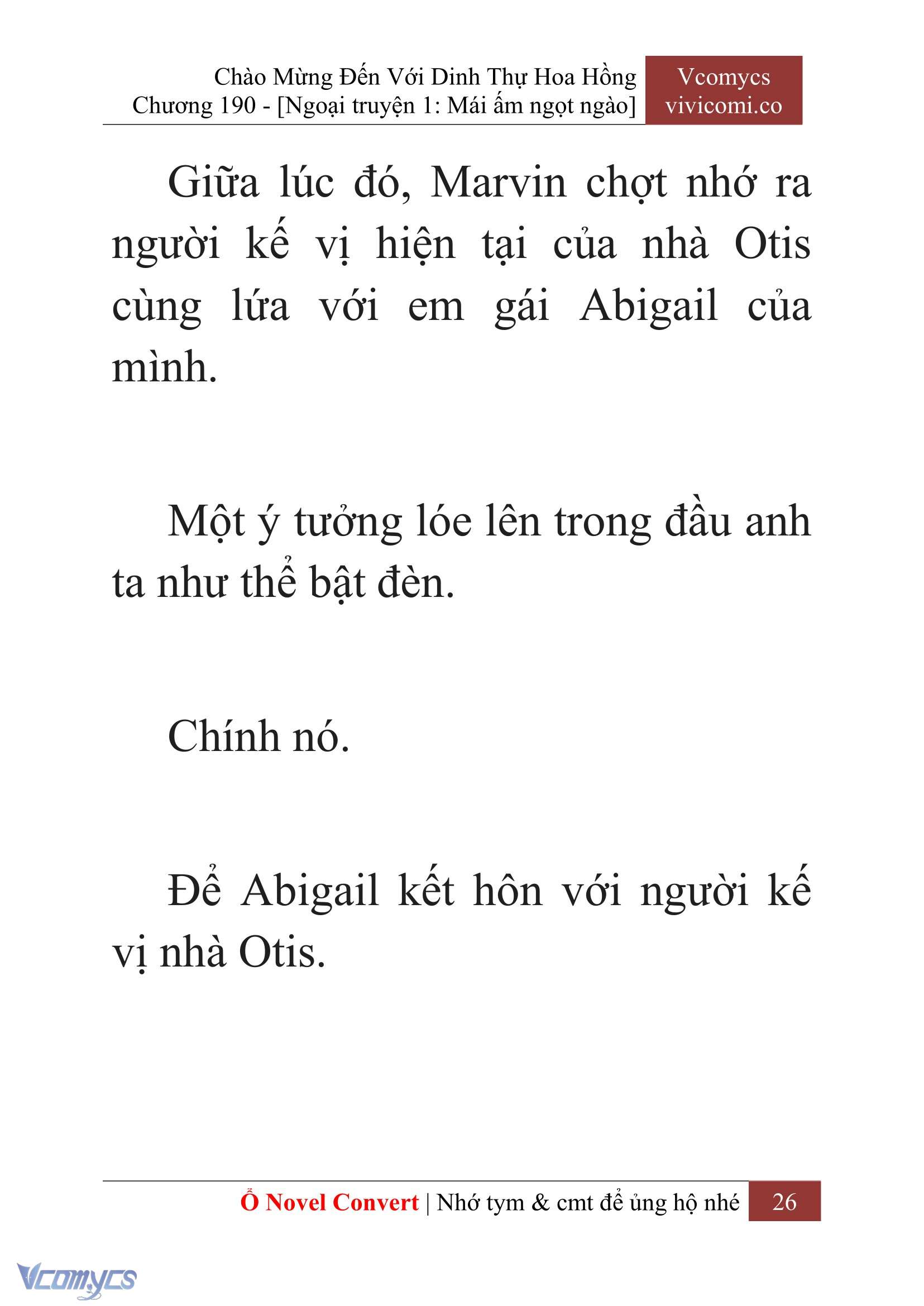 [Novel] Chào Mừng Đến Với Dinh Thự Hoa Hồng Chap 190 - Trang 2