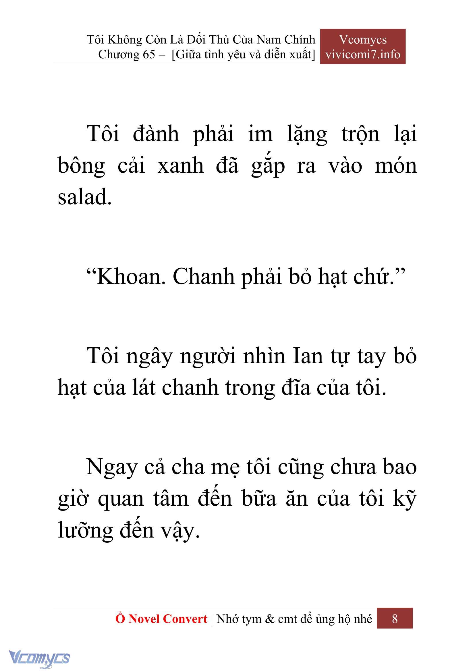 [Novel] Tôi Không Còn Là Đối Thủ Của Nam Chính Chap 65 - Trang 2