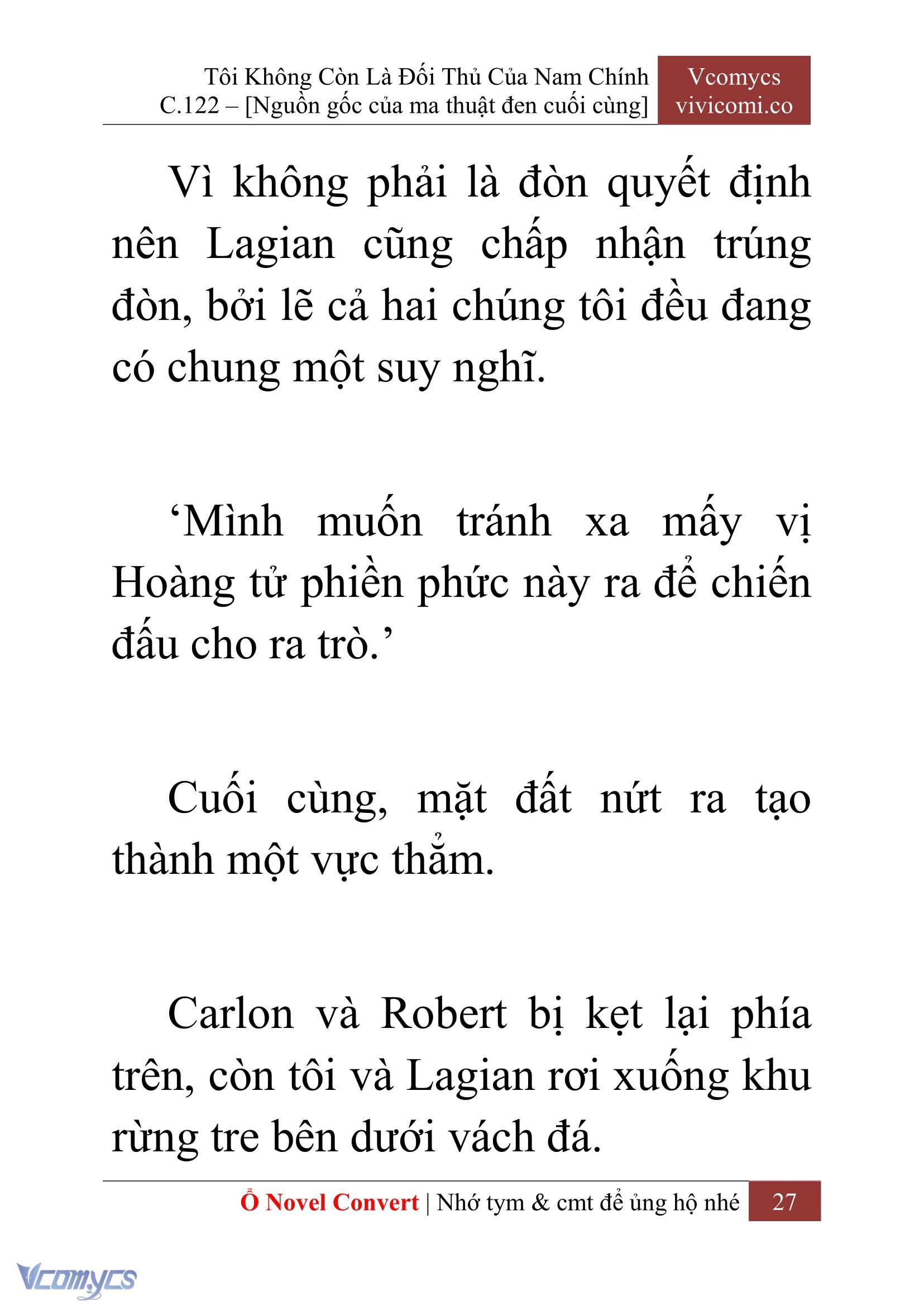 [Novel] Tôi Không Còn Là Đối Thủ Của Nam Chính Chap 122 - Trang 2