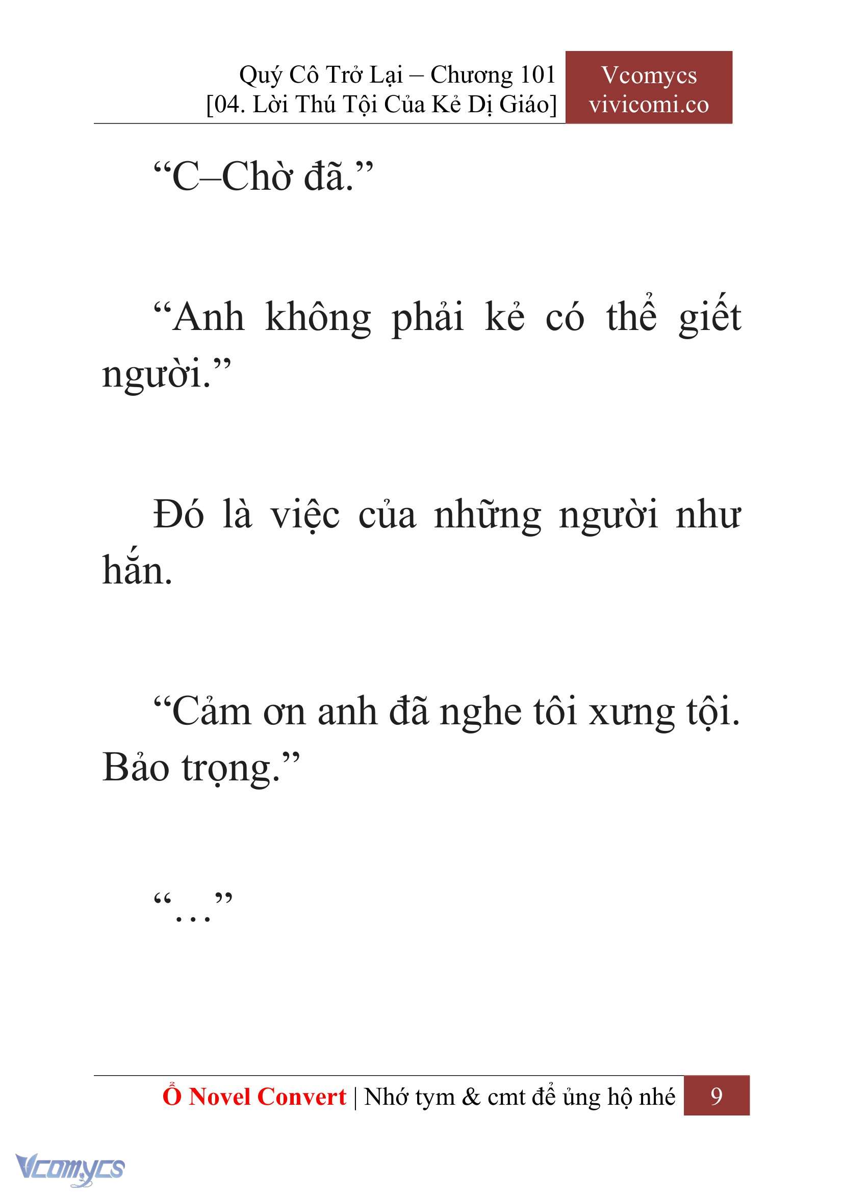 [Novel] Quý Cô Trở Lại Chap 101 - Trang 2