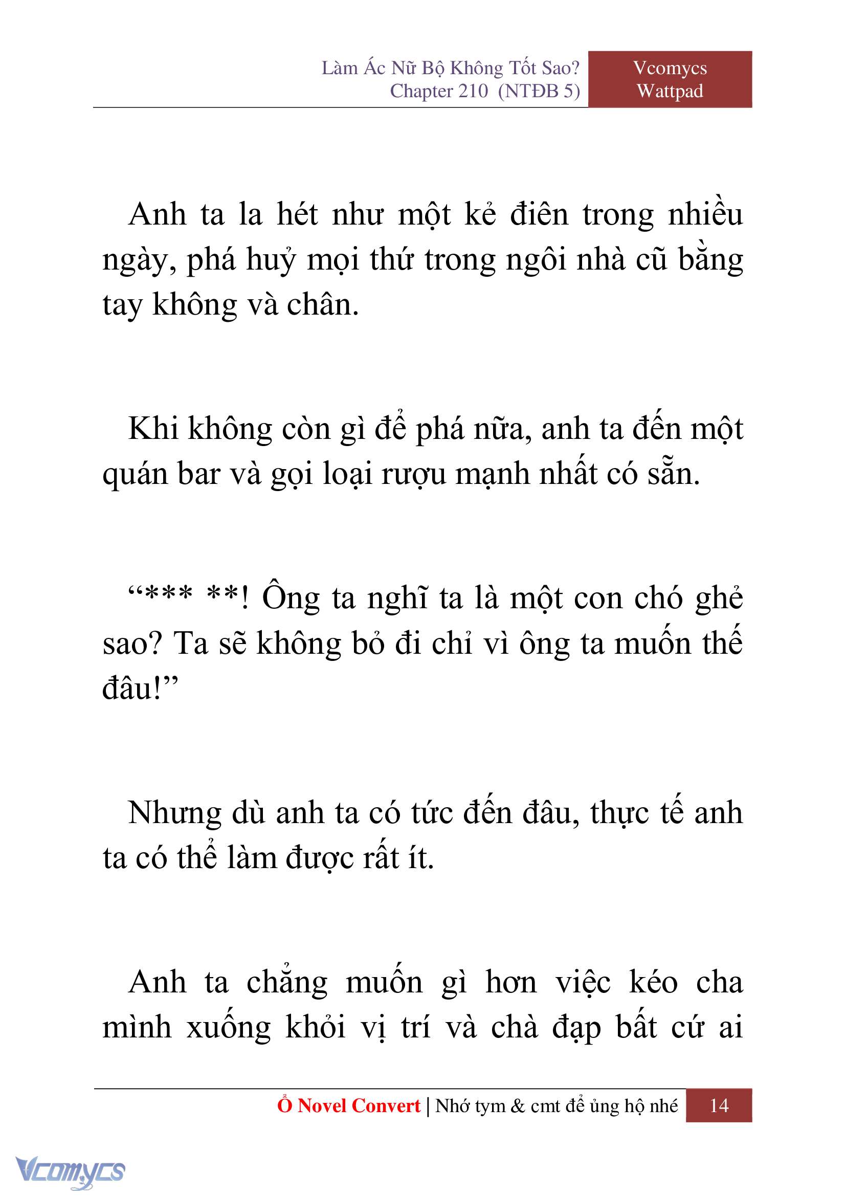 [Novel] Làm Ác Nữ Bộ Không Tốt Sao? Chap 210 - Trang 2