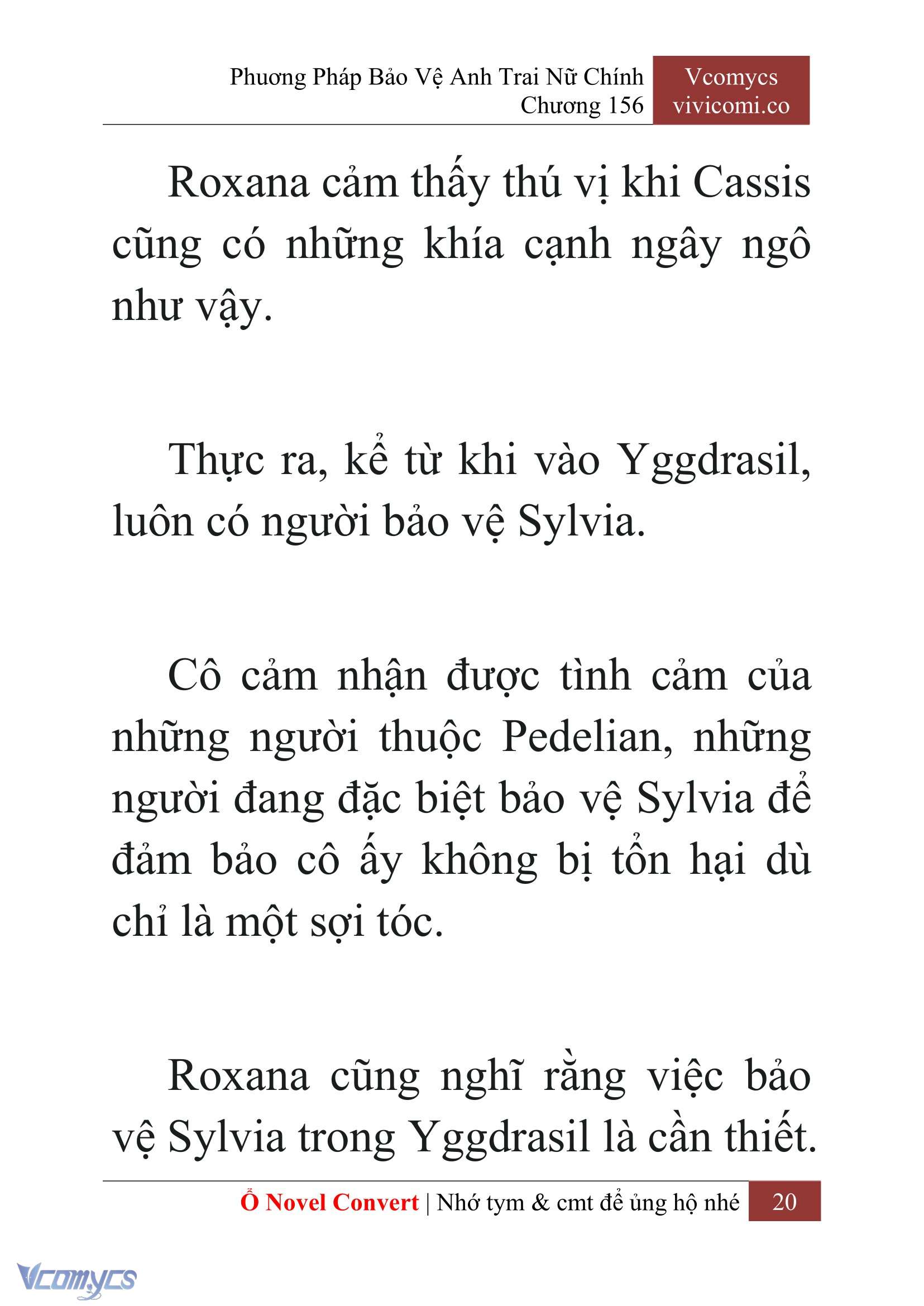 [Novel] Phương Pháp Bảo Vệ Anh Trai Nữ Chính Chap 156 - Trang 2