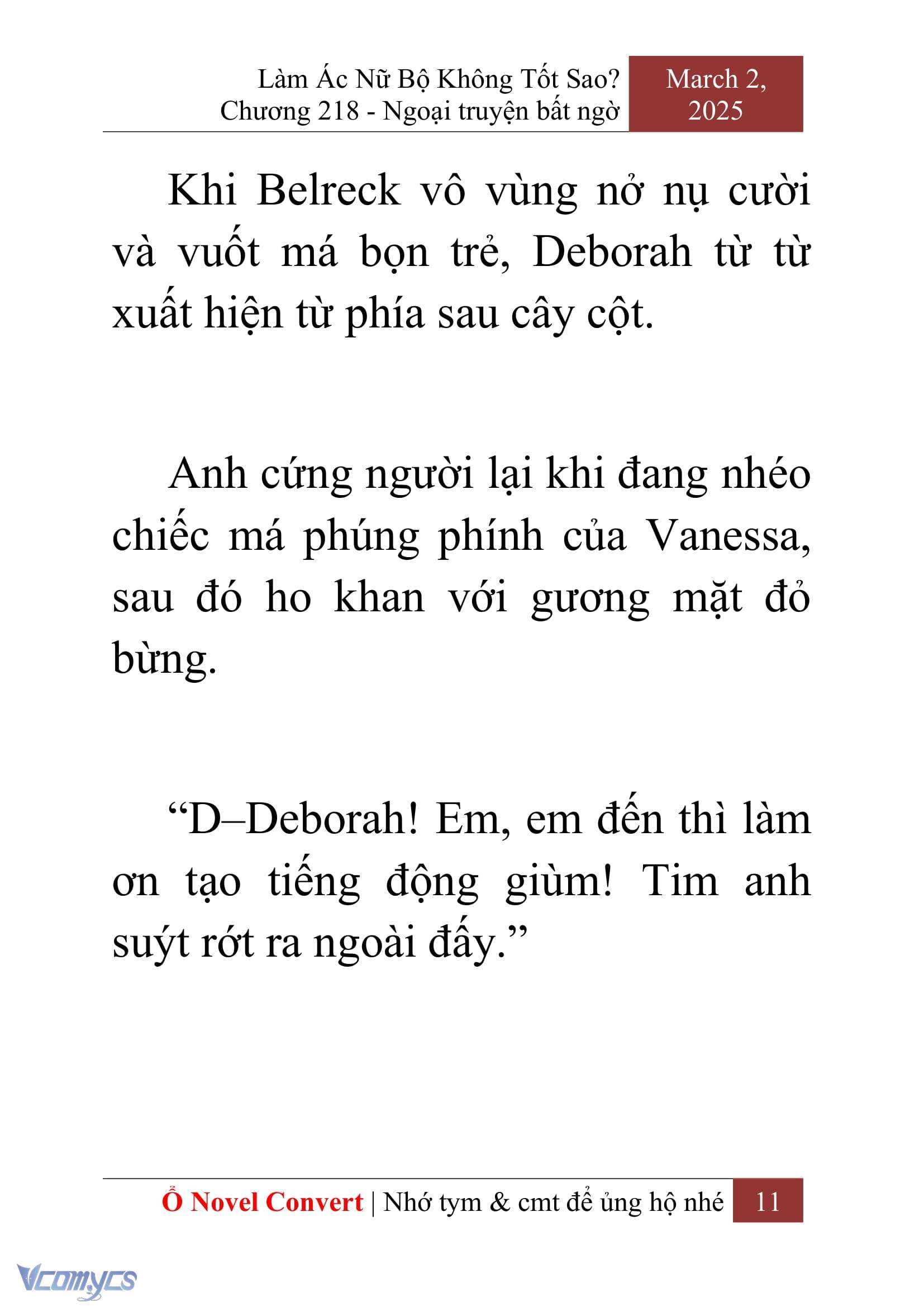 [Novel] Làm Ác Nữ Bộ Không Tốt Sao? Chap 218 - Trang 2