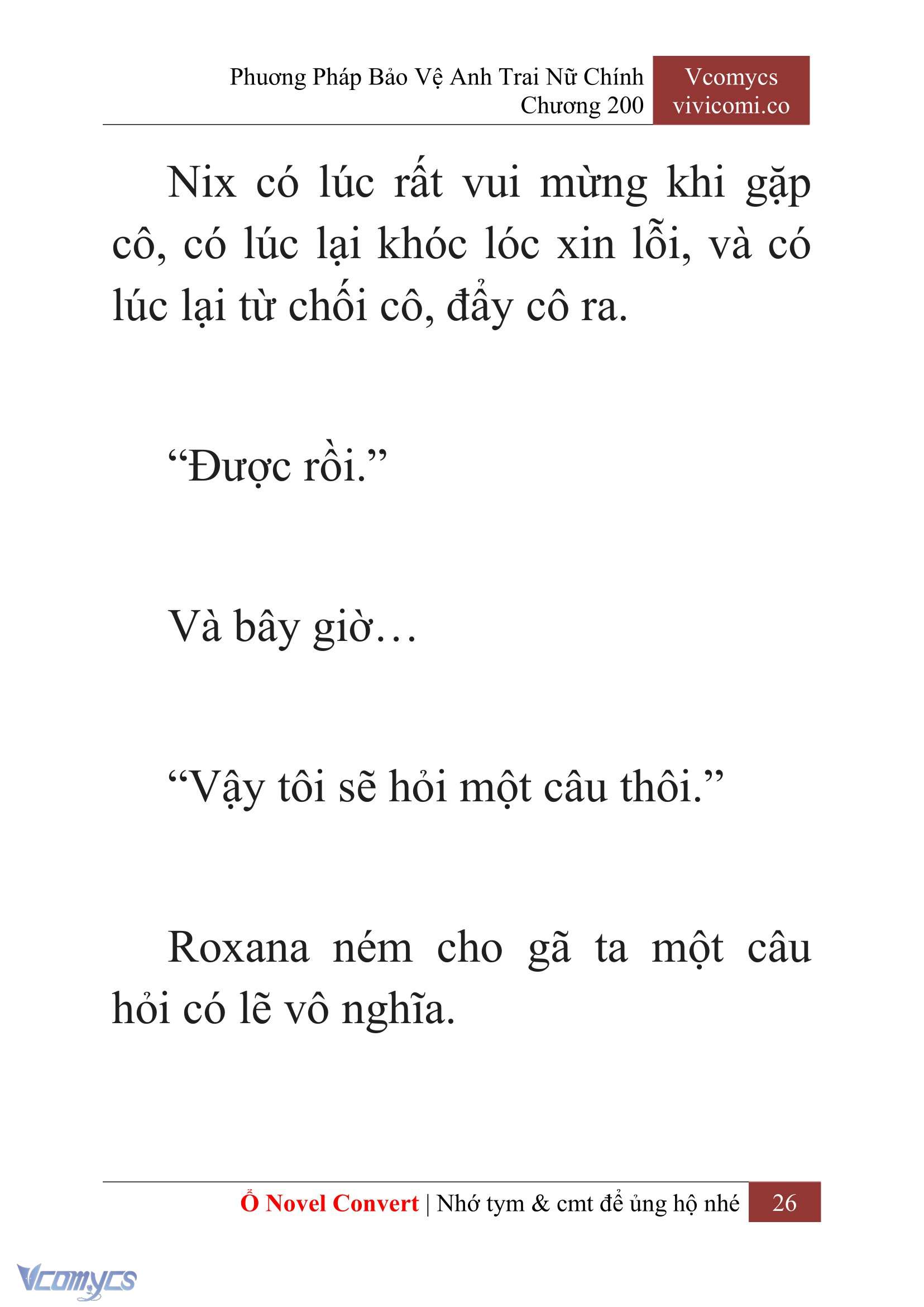 [Novel] Phương Pháp Bảo Vệ Anh Trai Nữ Chính Chap 200 - Trang 2