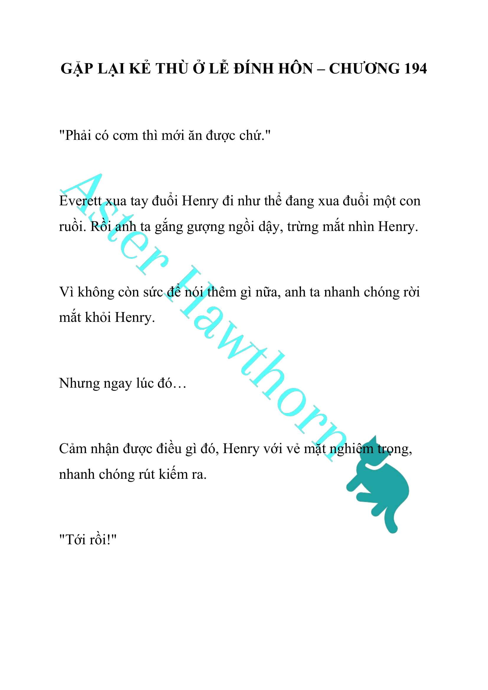 [NOVEL] Gặp Lại Kẻ Thù Ở Lễ Đính Hôn Chap 194 - Trang 2