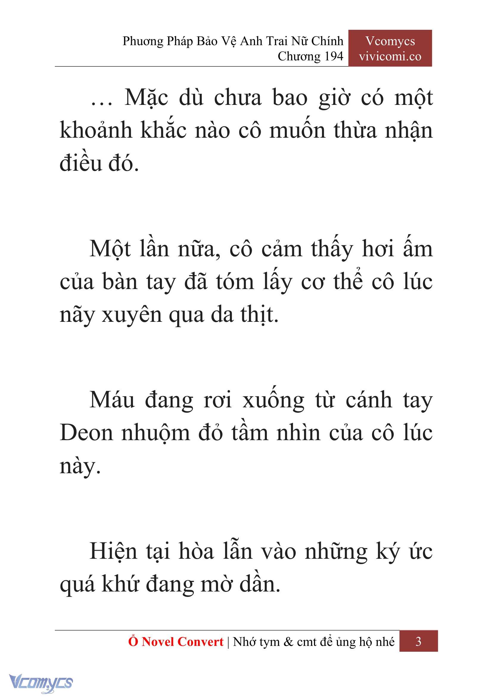 [Novel] Phương Pháp Bảo Vệ Anh Trai Nữ Chính Chap 194 - Trang 2