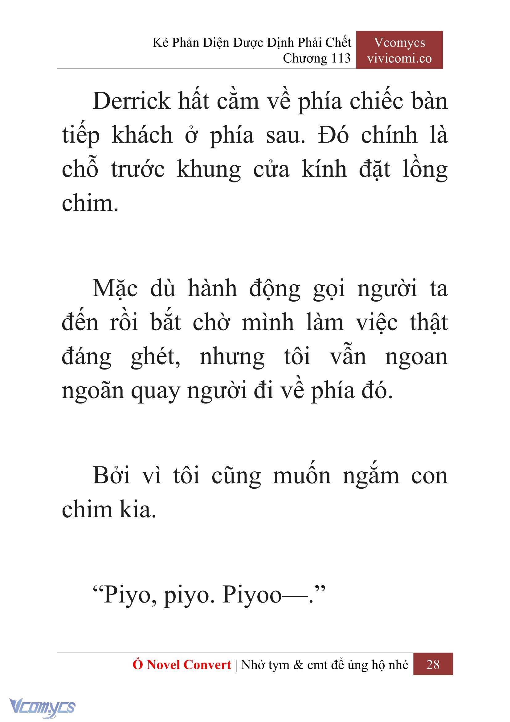[Novel] Kẻ Phản Diện Được Định Phải Chết Chap 113 - Next Chap 114