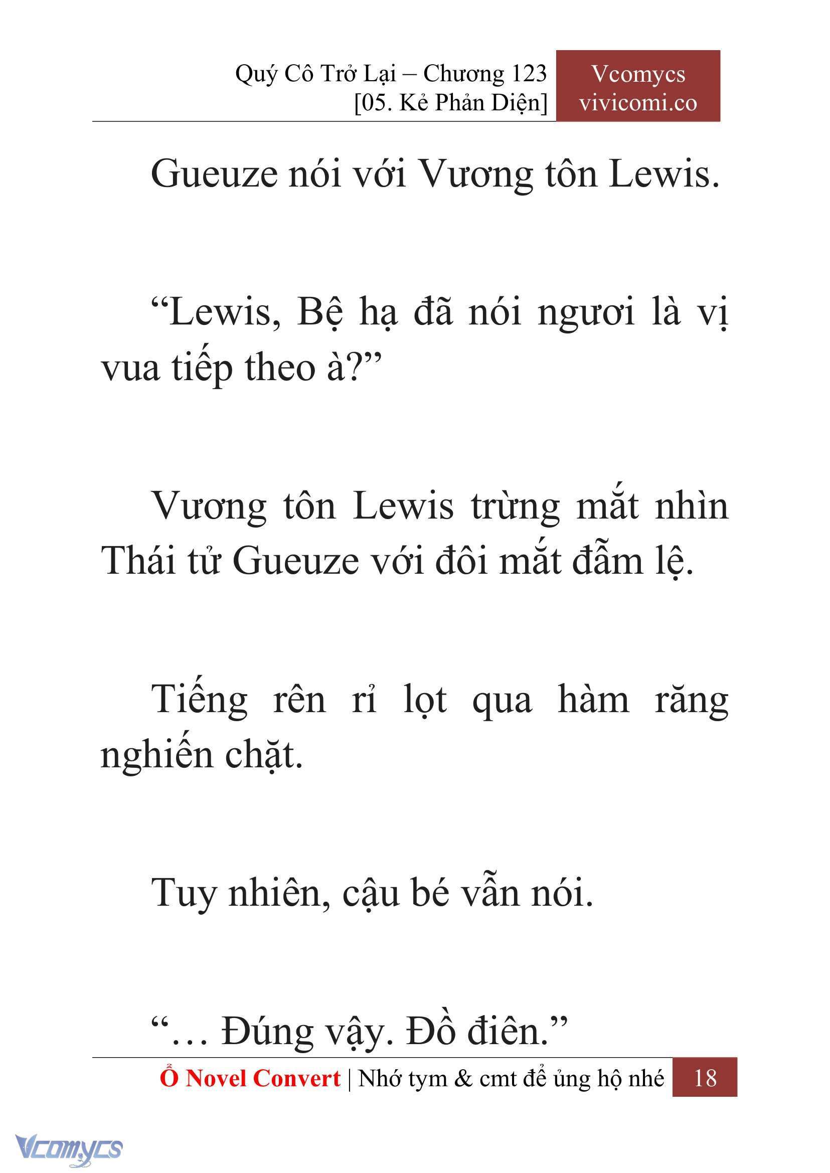 [Novel] Quý Cô Trở Lại Chap 123 - Trang 2