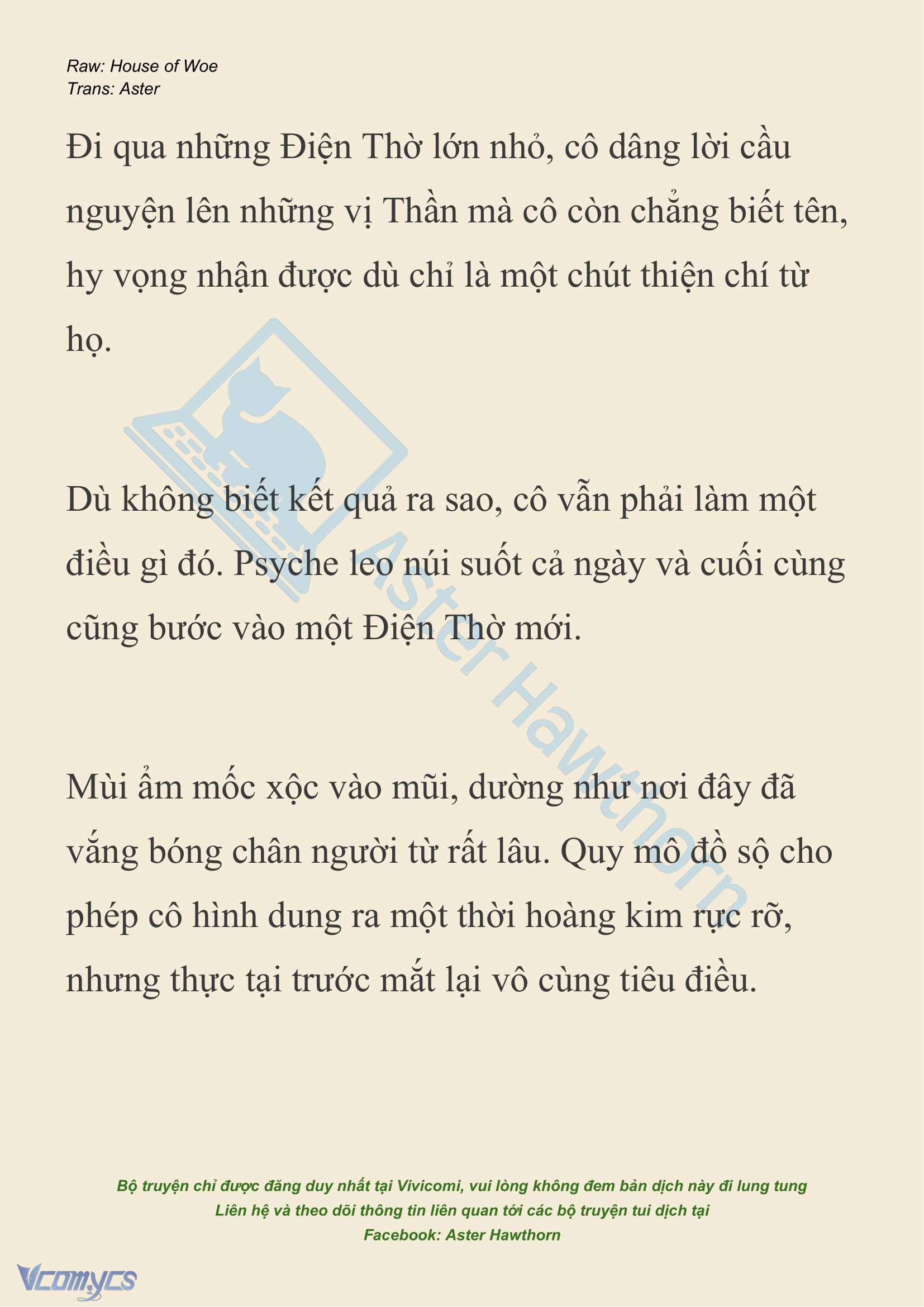 [NOVEL] Dành Cho Các Nữ Thần: Dành cho Psyche Chap 39 - Trang 2