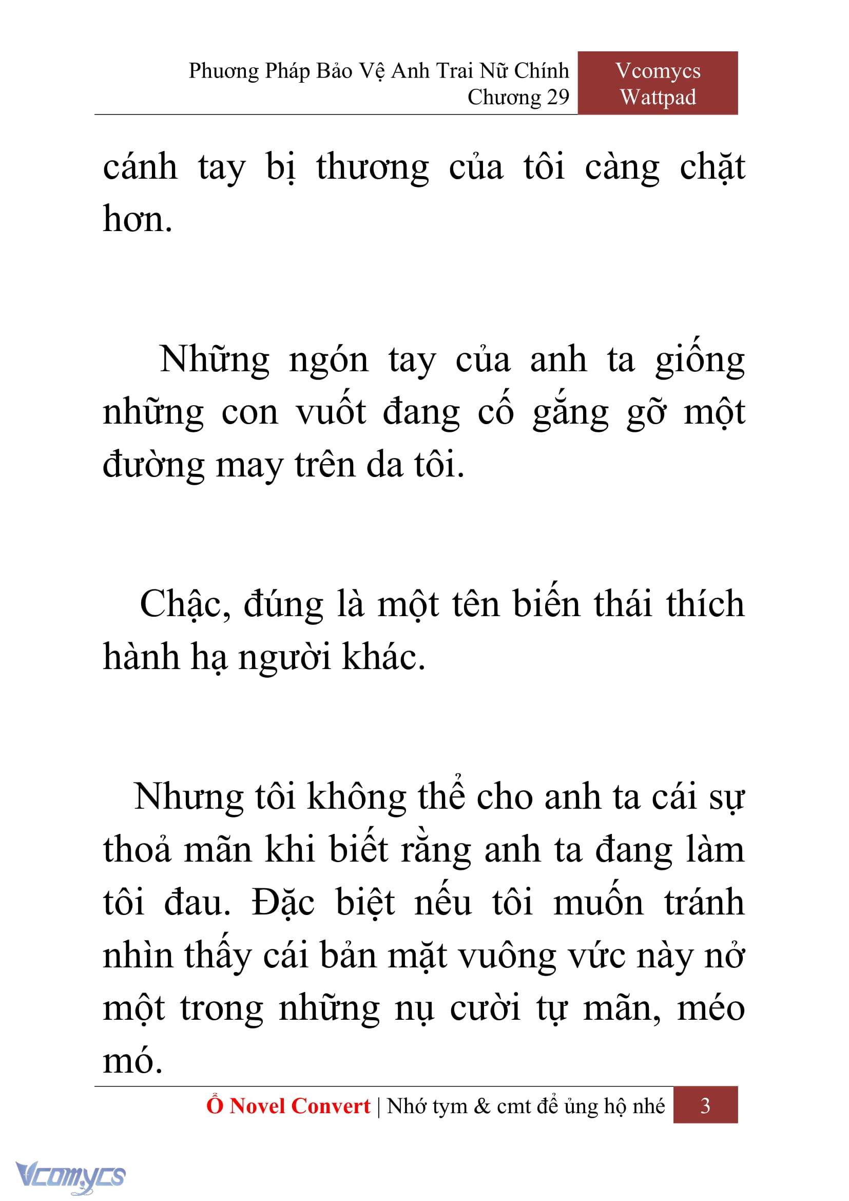 [Novel] Phương Pháp Bảo Vệ Anh Trai Nữ Chính Chap 29 - Trang 2