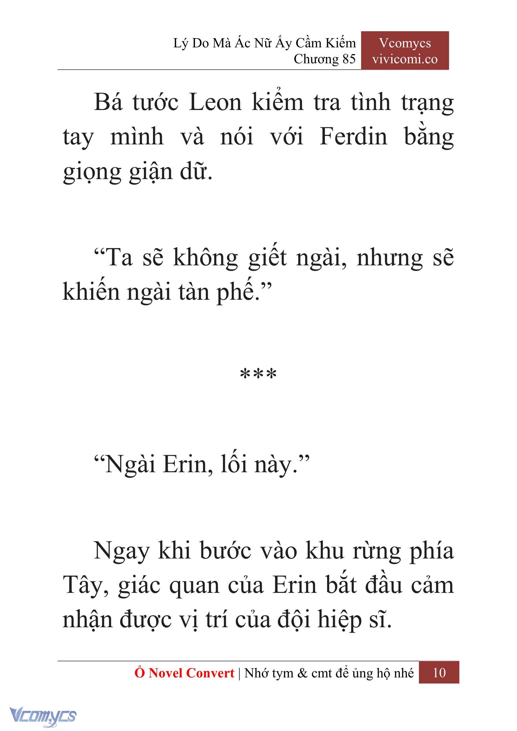 [Novel] Lý Do Mà Ác Nữ Ấy Cầm Kiếm Chap 85 - Next Chap 86