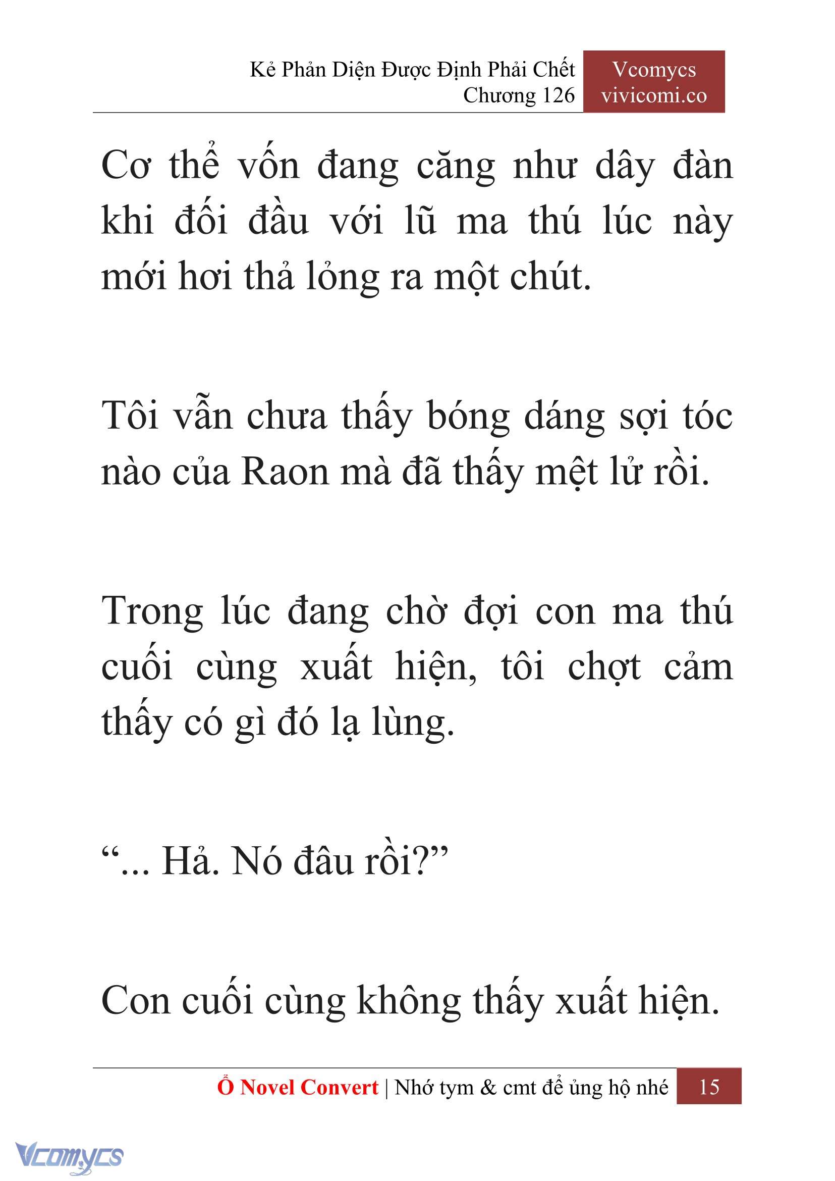 [Novel] Kẻ Phản Diện Được Định Phải Chết Chap 126 - Trang 2