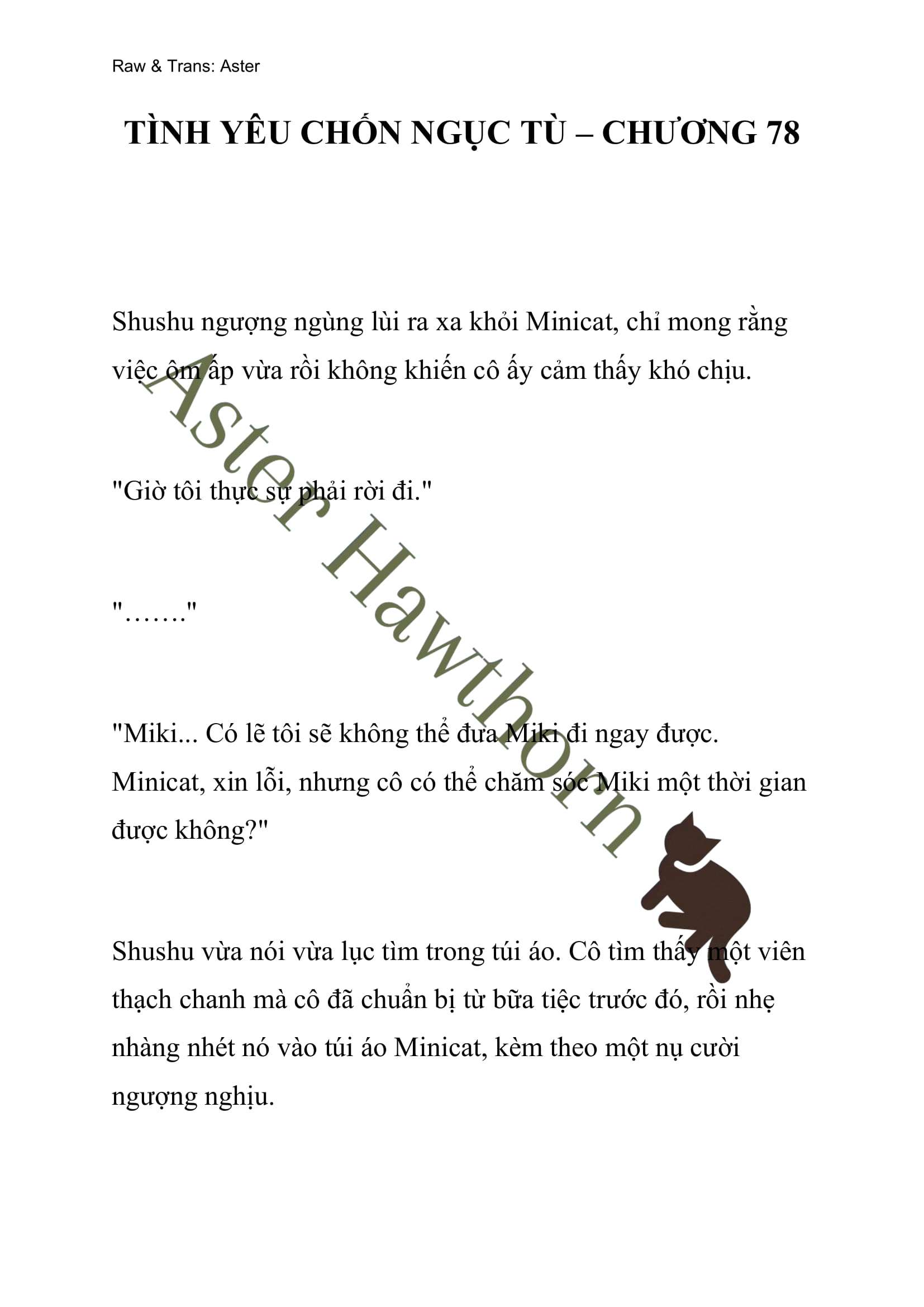 [NOVEL] Tình Yêu Chốn Ngục Tù Chap 78 - Trang 2