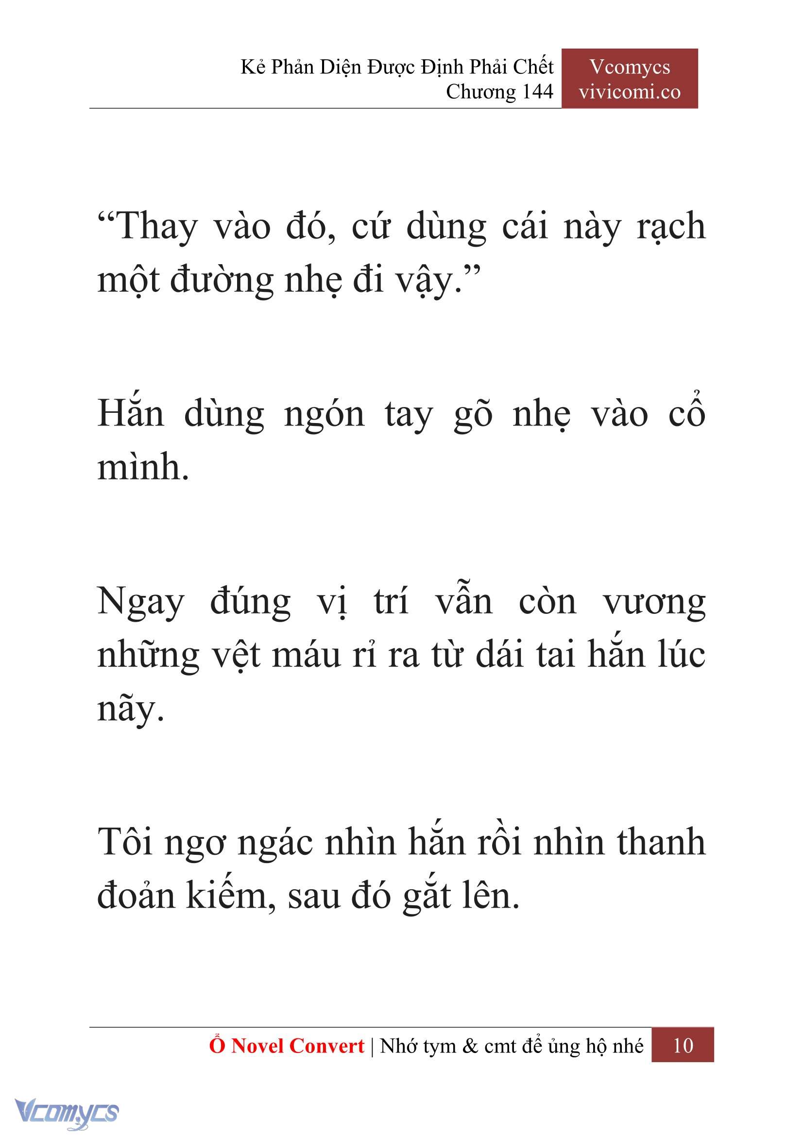 [Novel] Kẻ Phản Diện Được Định Phải Chết Chap 144 - Trang 2