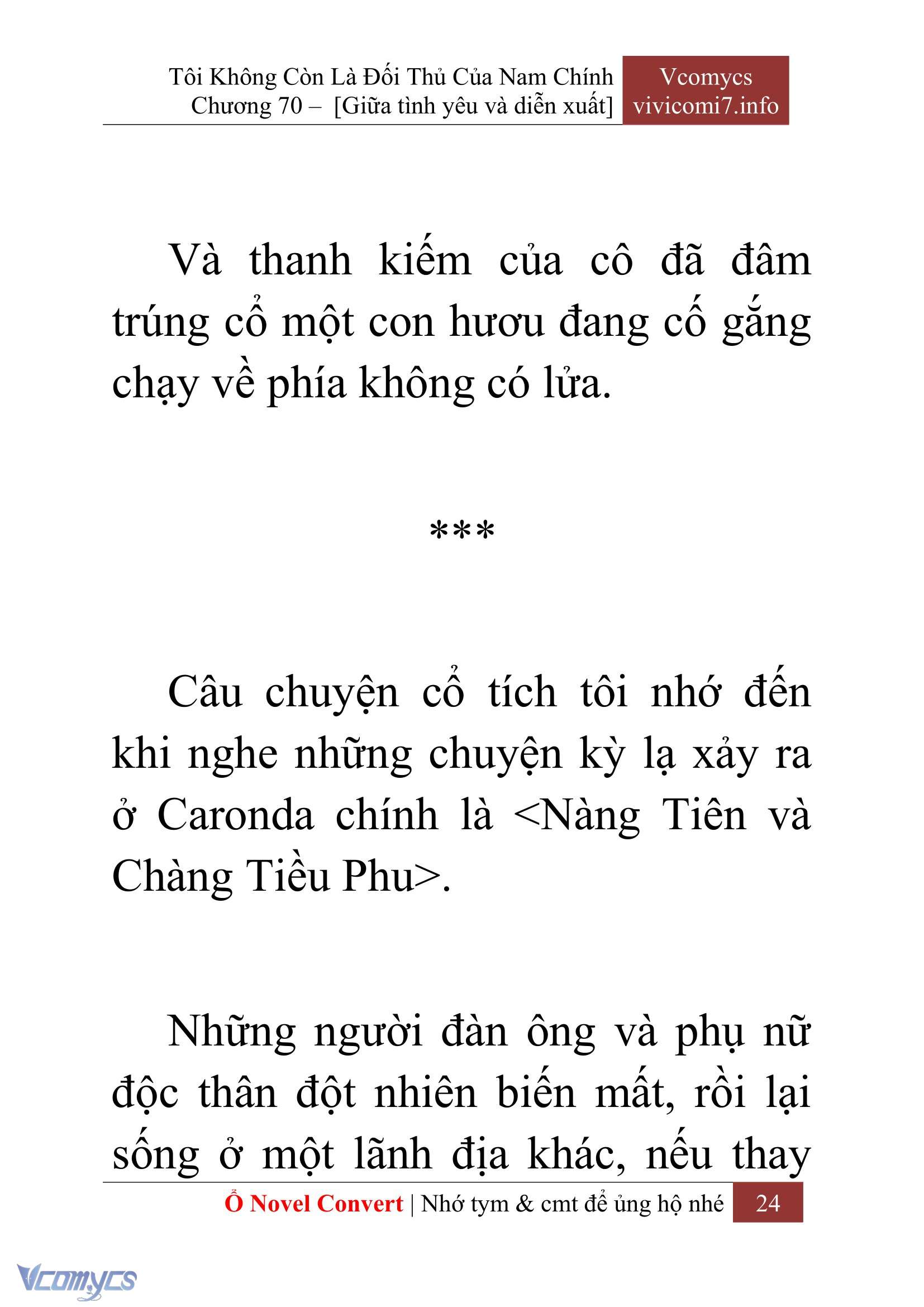 [Novel] Tôi Không Còn Là Đối Thủ Của Nam Chính Chap 70 - Trang 2
