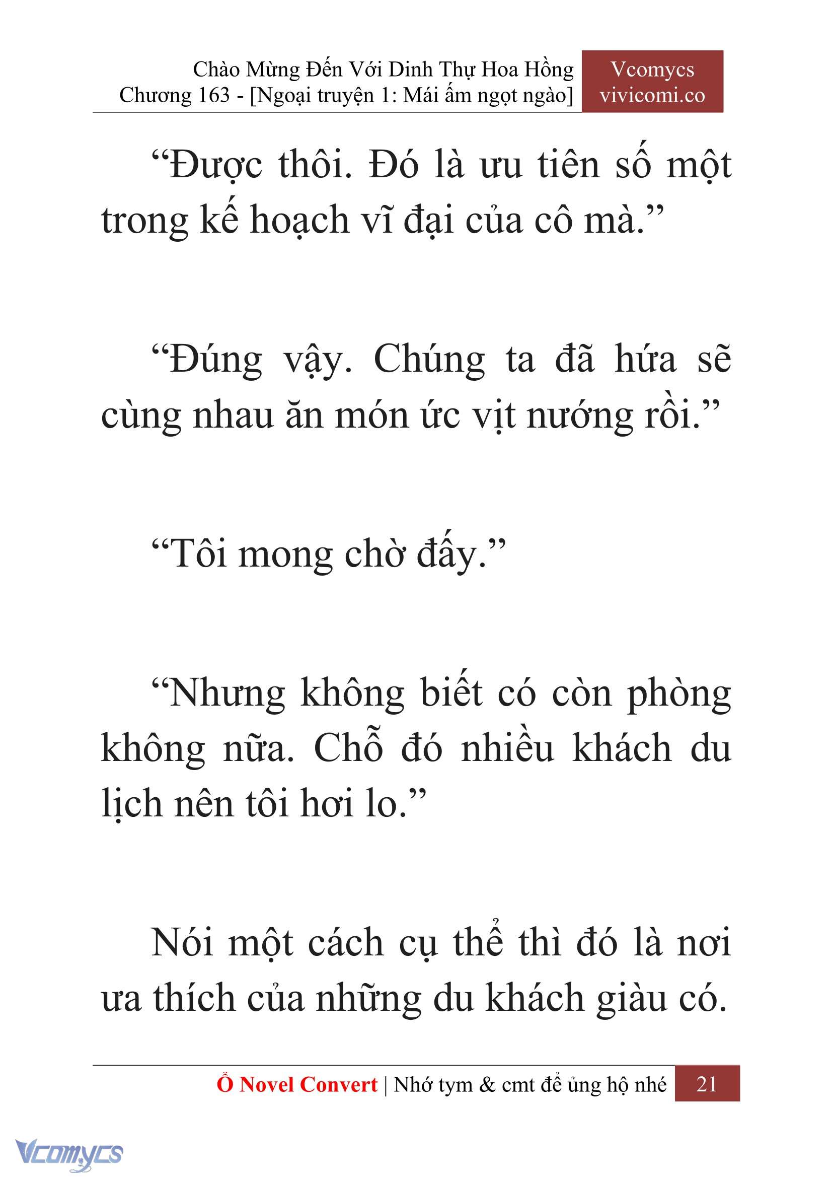 [Novel] Chào Mừng Đến Với Dinh Thự Hoa Hồng Chap 163 - Next Chap 164