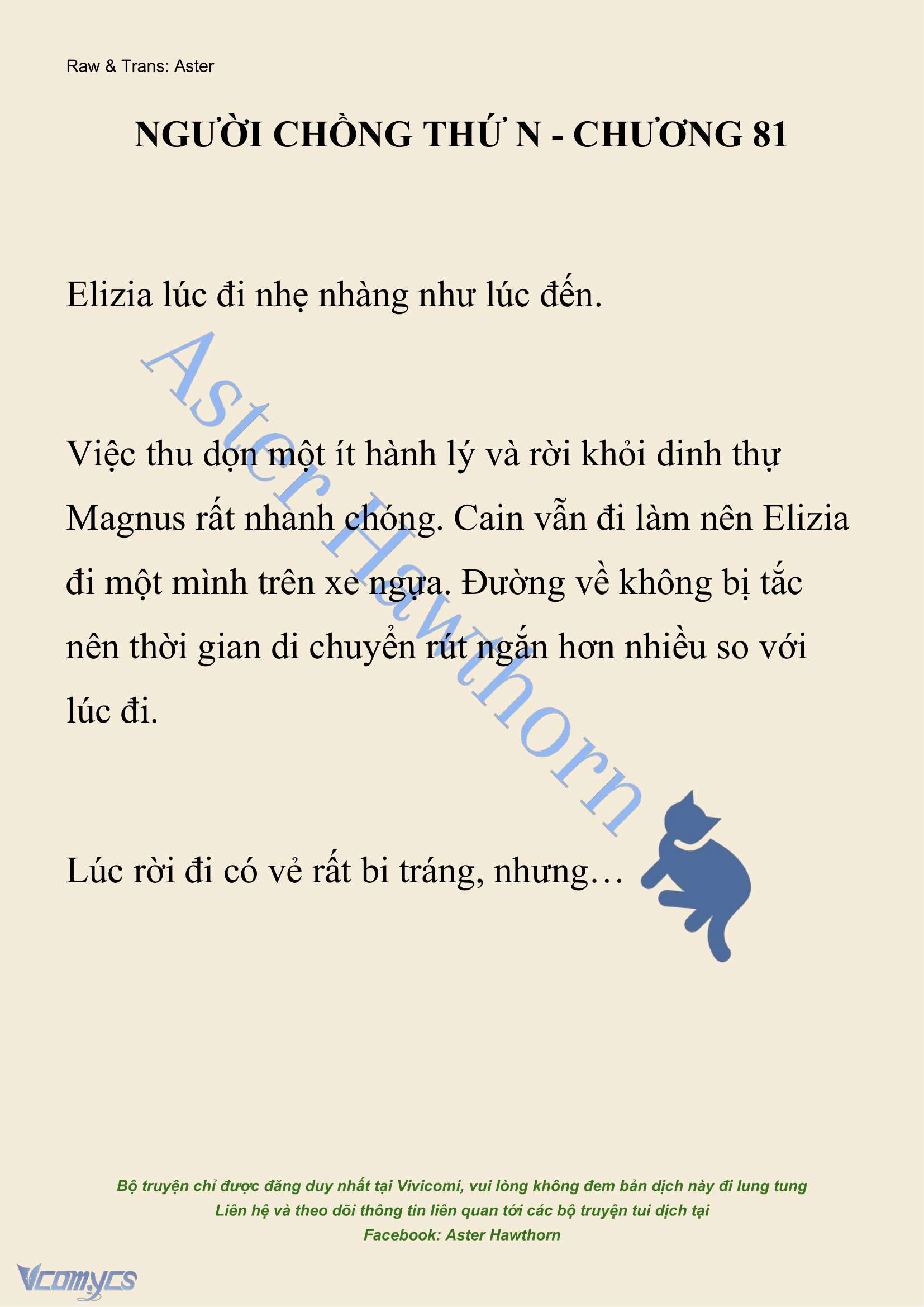 [NOVEL] Người Chồng Thứ N Chap 81 - Trang 2