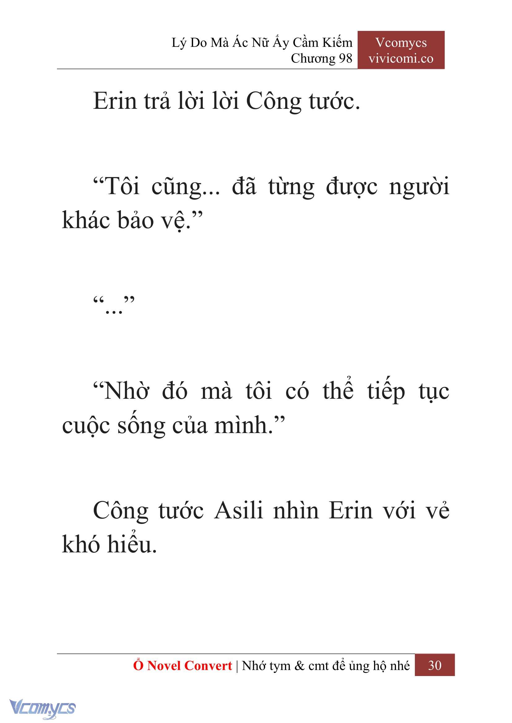 [Novel] Lý Do Mà Ác Nữ Ấy Cầm Kiếm Chap 98 - Next Chap 99