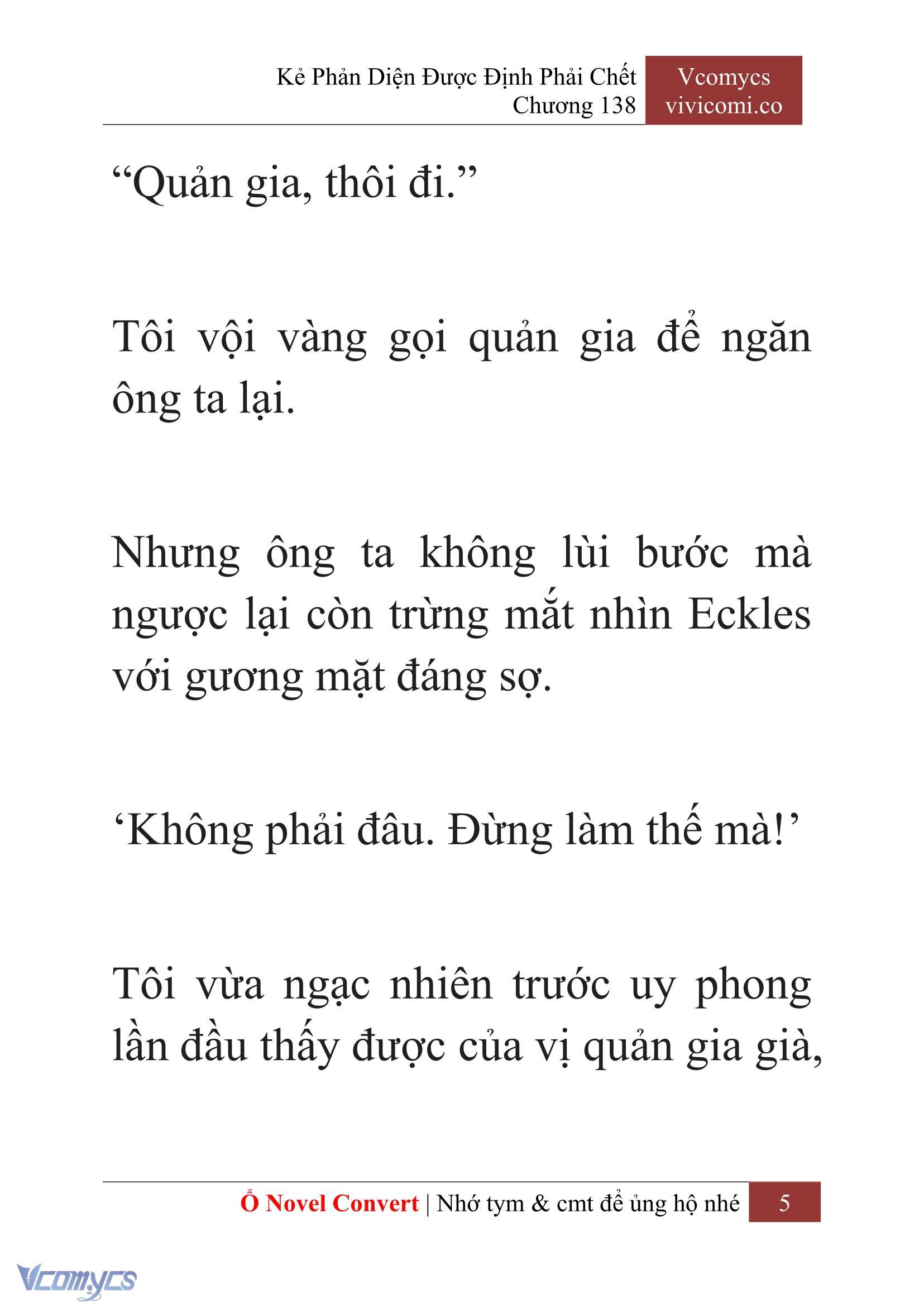 [Novel] Kẻ Phản Diện Được Định Phải Chết Chap 138 - Trang 2