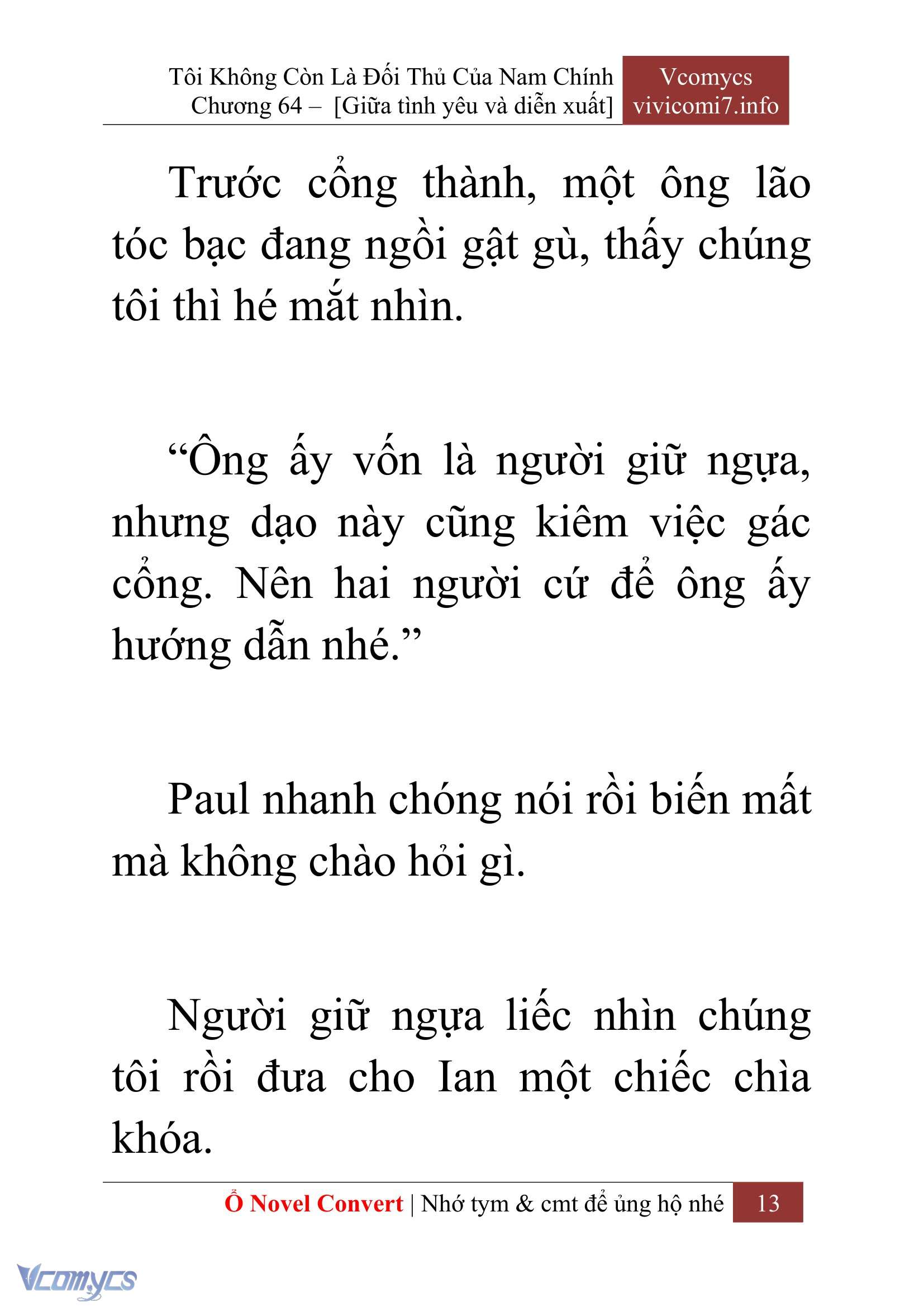 [Novel] Tôi Không Còn Là Đối Thủ Của Nam Chính Chap 64 - Trang 2