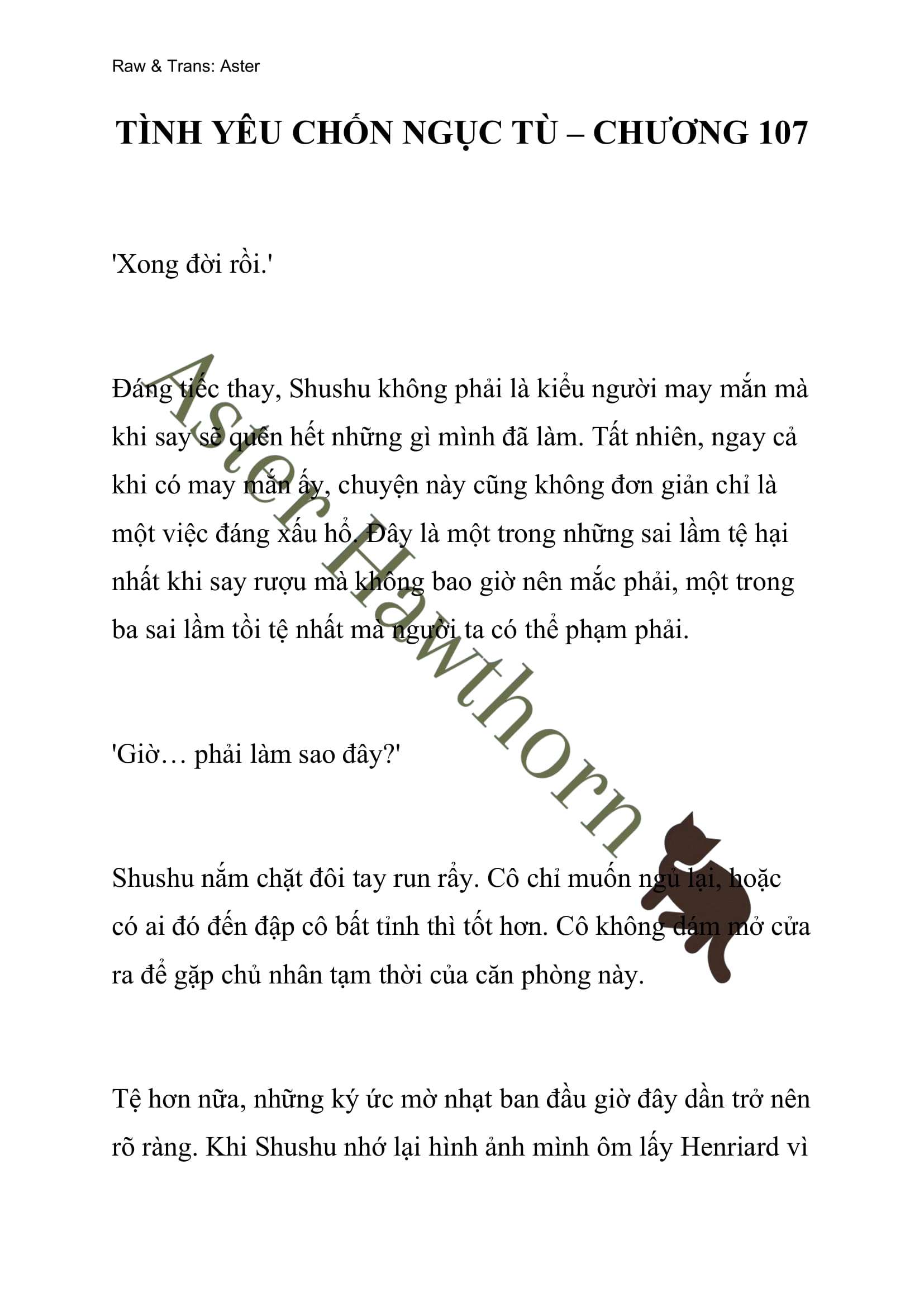 [NOVEL] Tình Yêu Chốn Ngục Tù Chap 107 - Next Chap 108