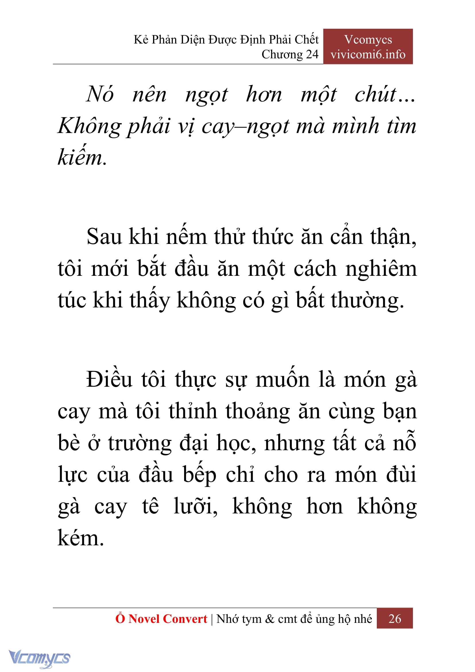 [Novel] Kẻ Phản Diện Được Định Phải Chết Chap 24 - Trang 2