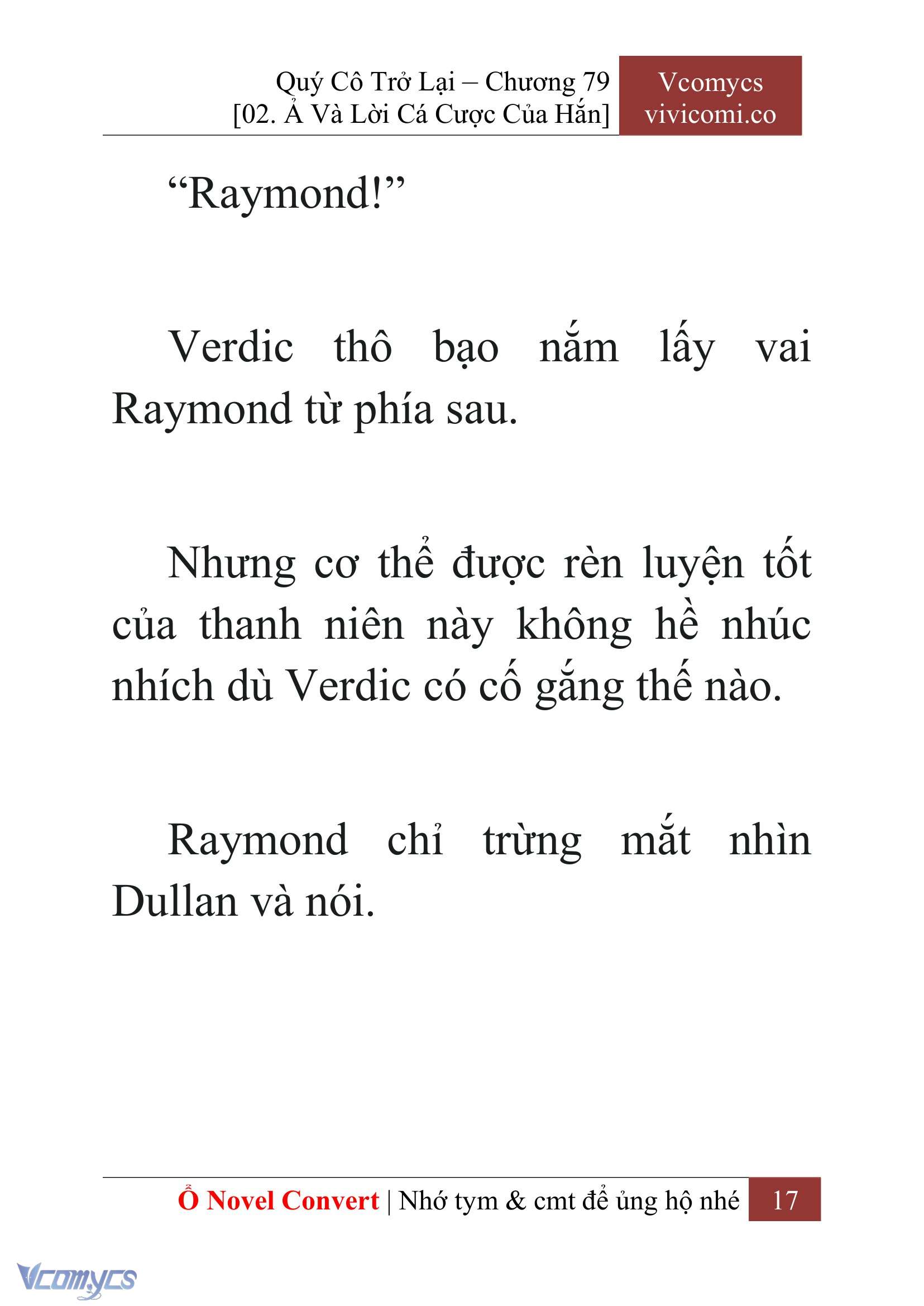 [Novel] Quý Cô Trở Lại Chap 79 - Trang 2