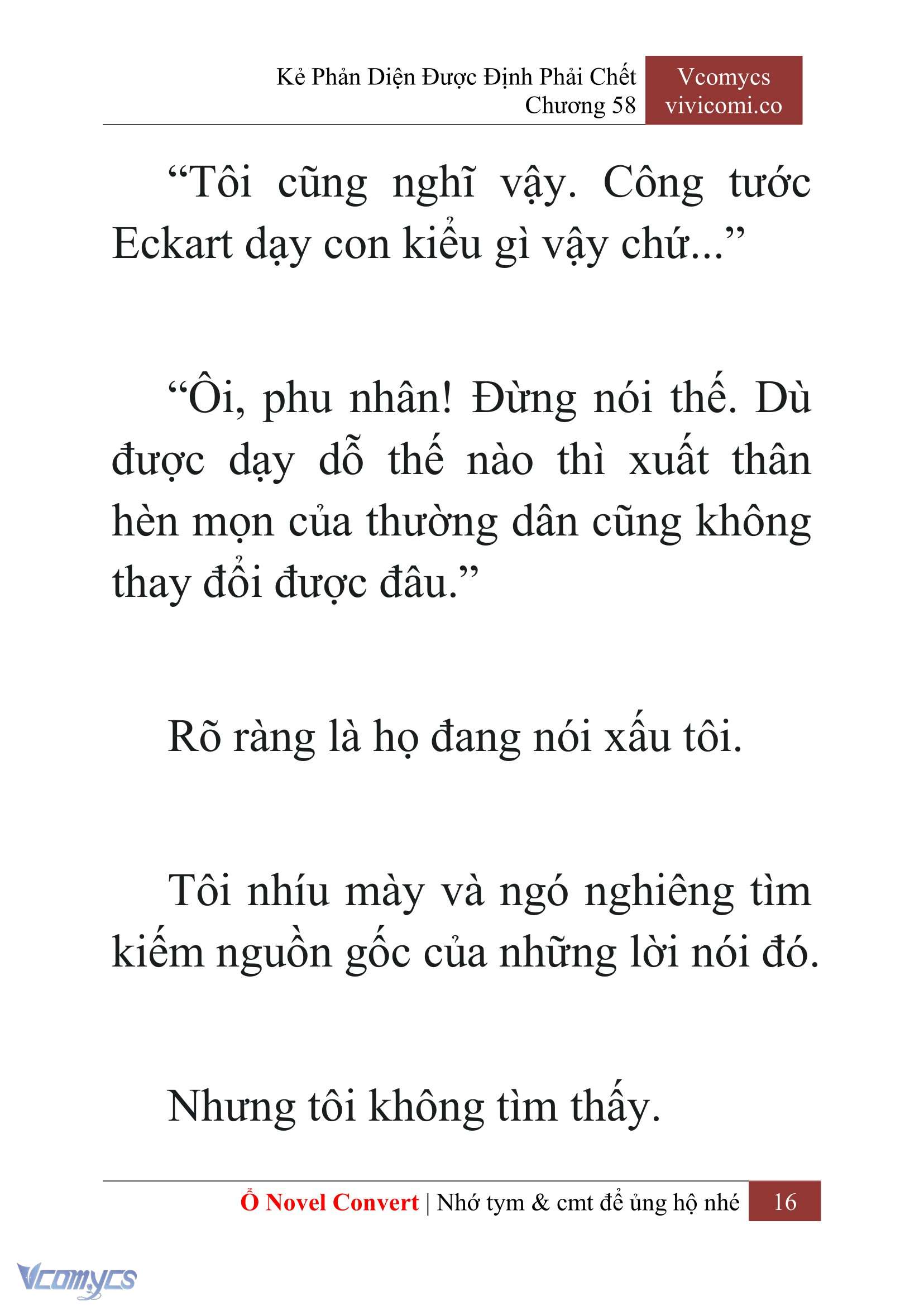 [Novel] Kẻ Phản Diện Được Định Phải Chết Chap 58 - Next Chap 59