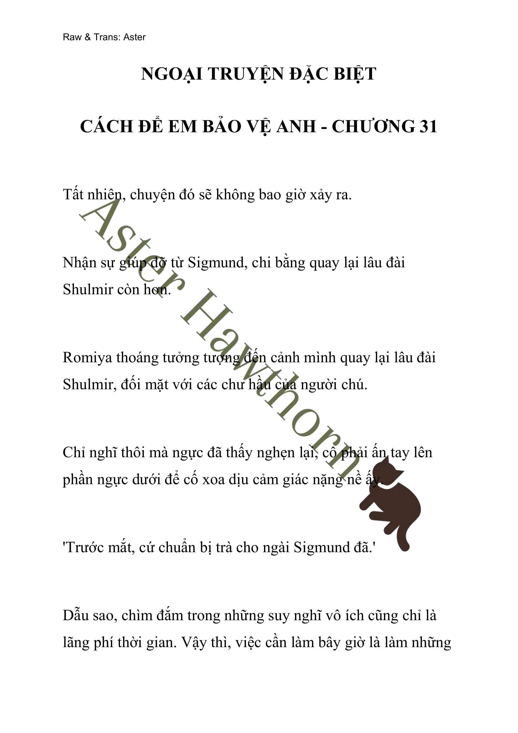 [NOVEL] Ngoại Truyện Cách Để Em Bảo Vệ Anh Chap 85 - Trang 2